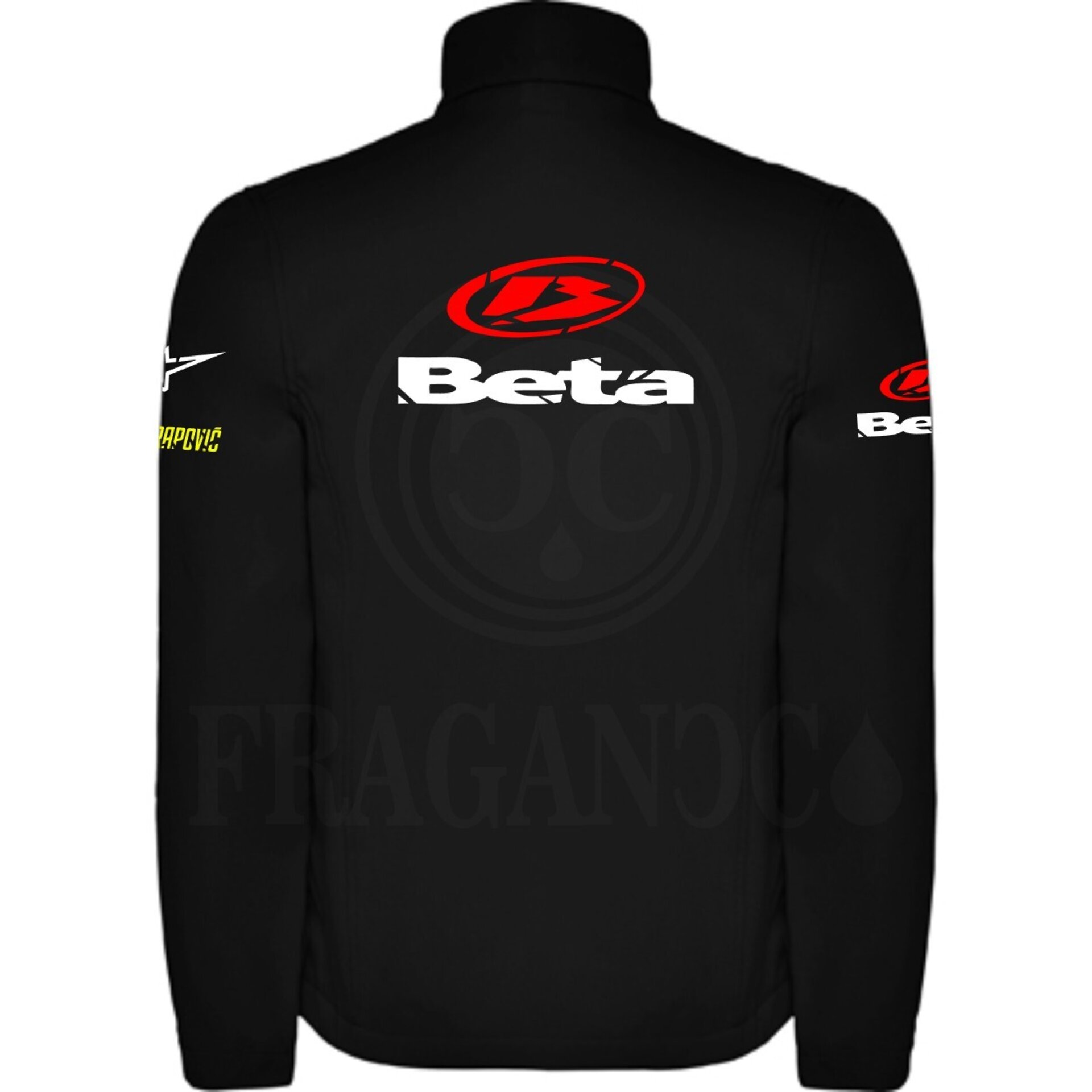 Chaqueta moto cortavientos softshell Roly Antártida personalizada. Mod. BT - 2
