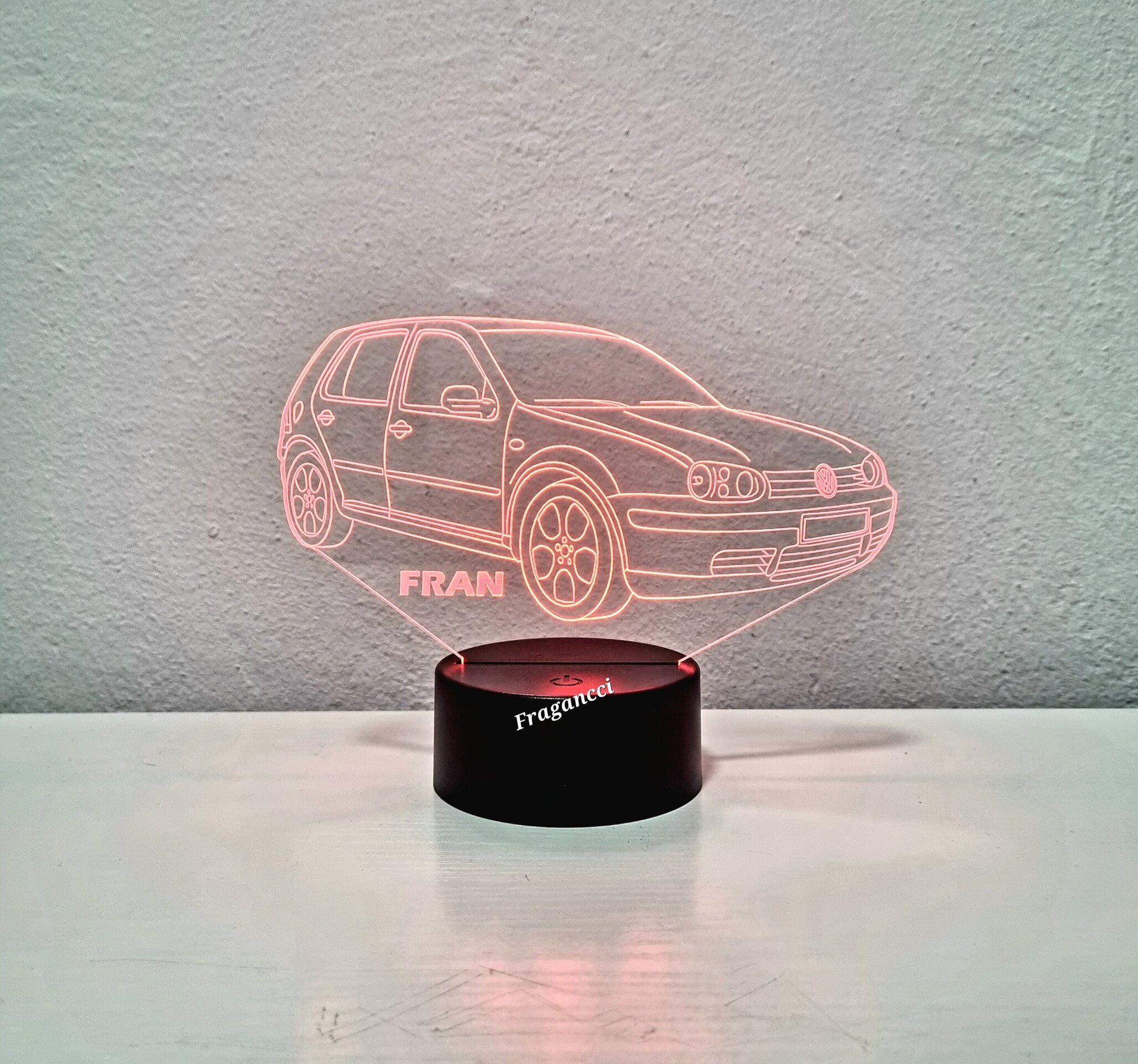Lampara led 3d W V GOLF 4 personalizable, Lámpara led sobremesa - 9