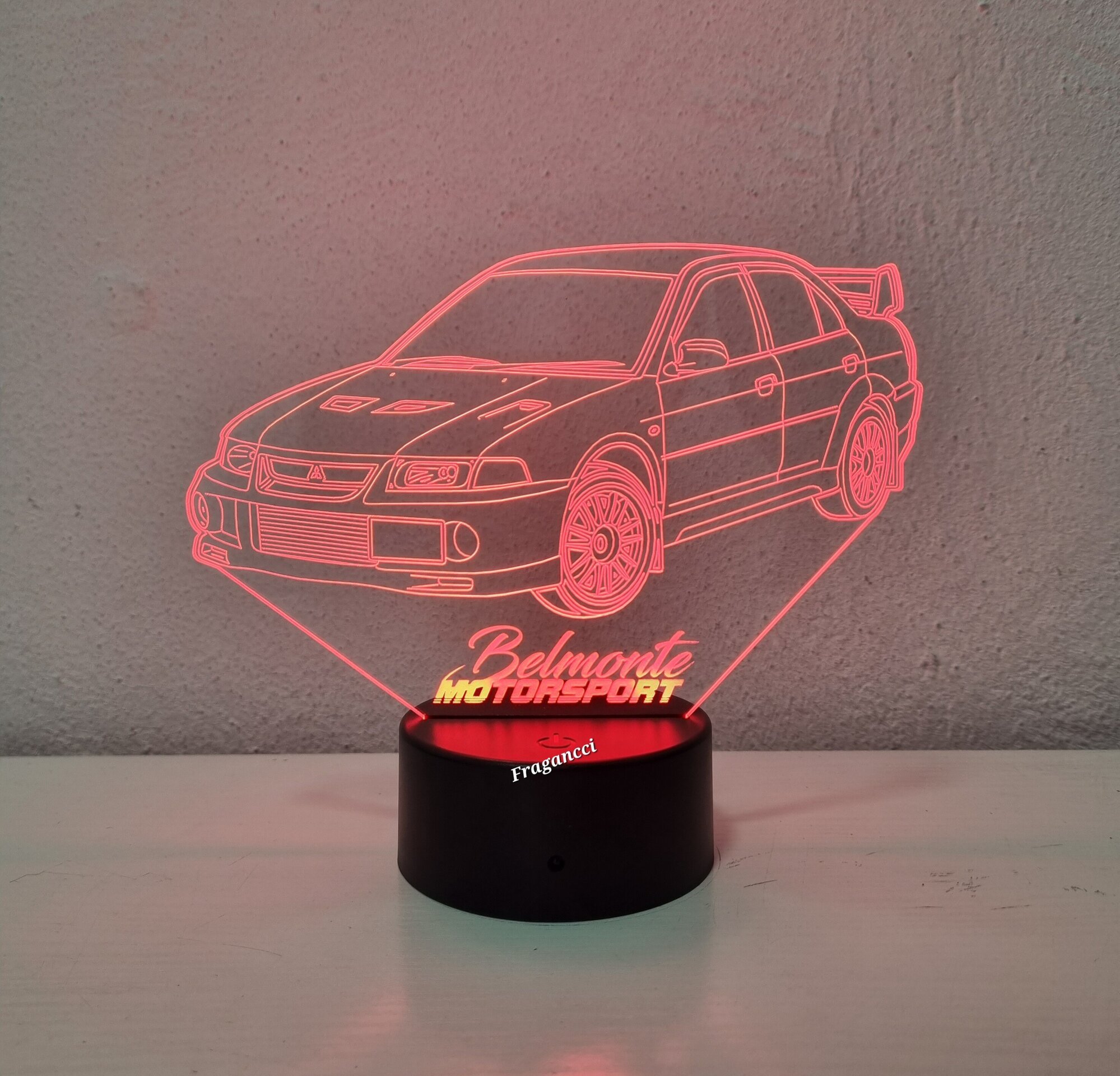 Lampara led 3d Mitsubi shi Evo 6 personalizable, Lámpara led sobremesa - 8