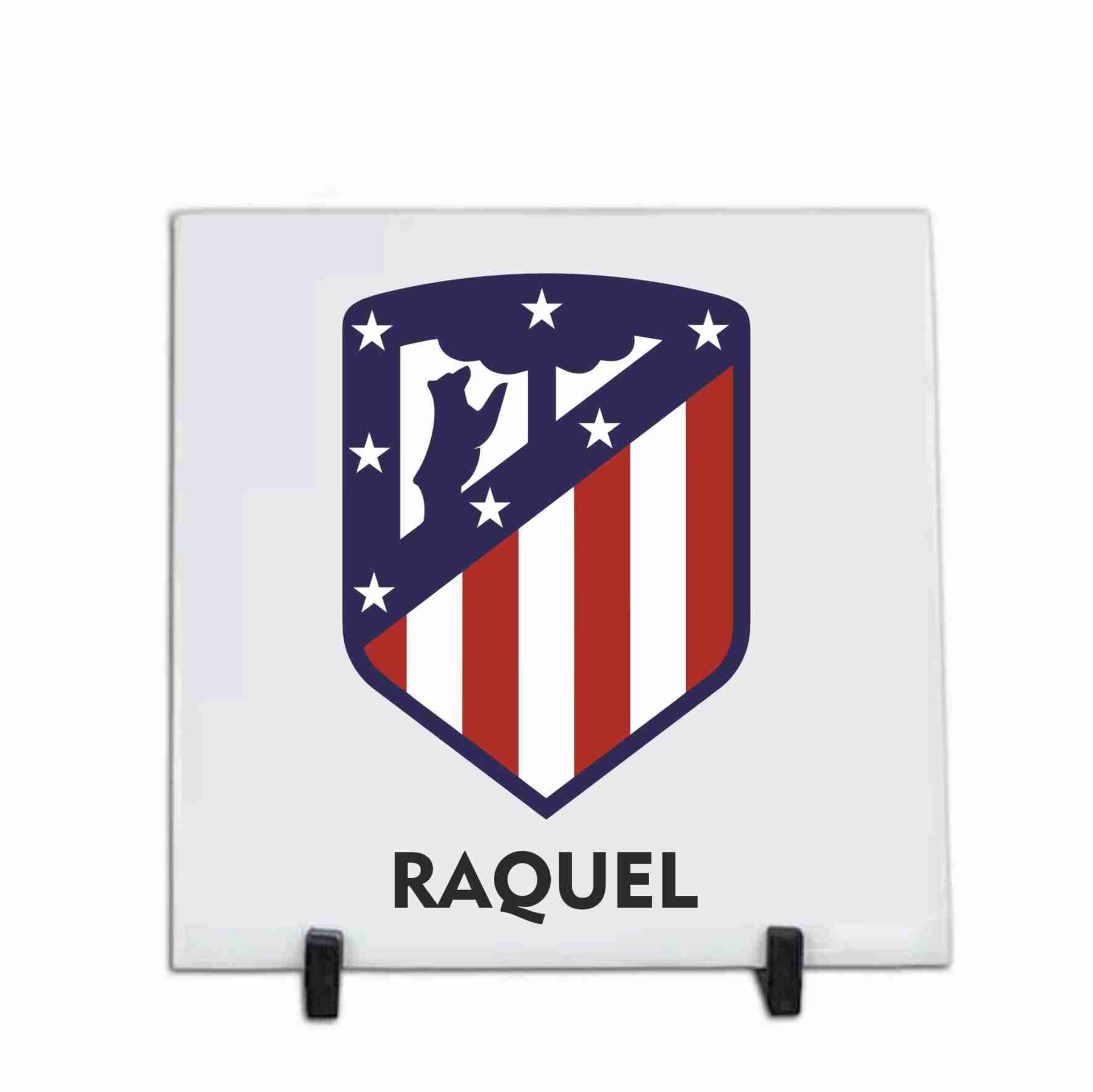 Azulejos de cerámica personalizados de 20 x 20 cm. Equipo futbol A. Madrid - 3