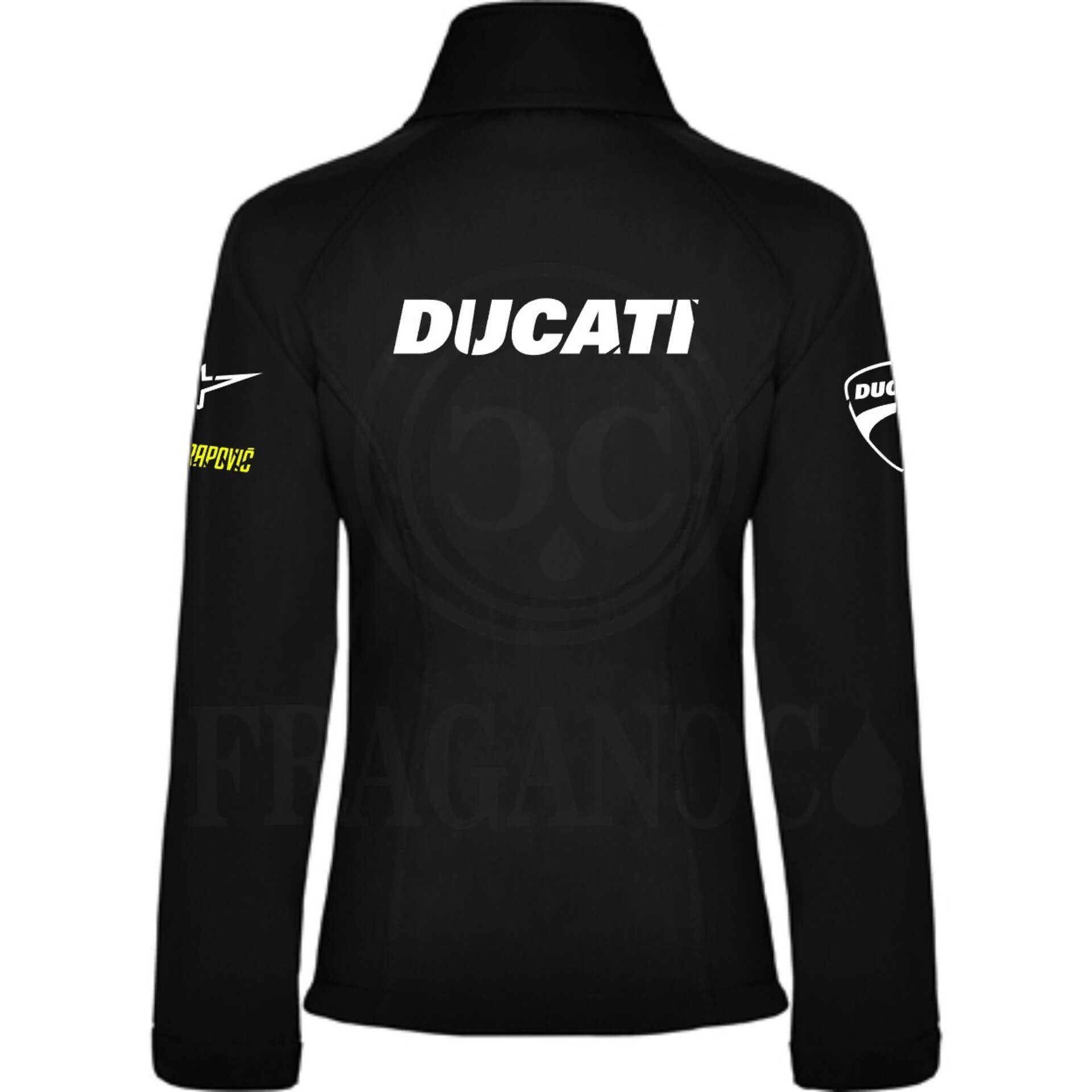 Chaqueta moto cortavientos softshell Roly Antártida personalizada. Mod. DT - 6