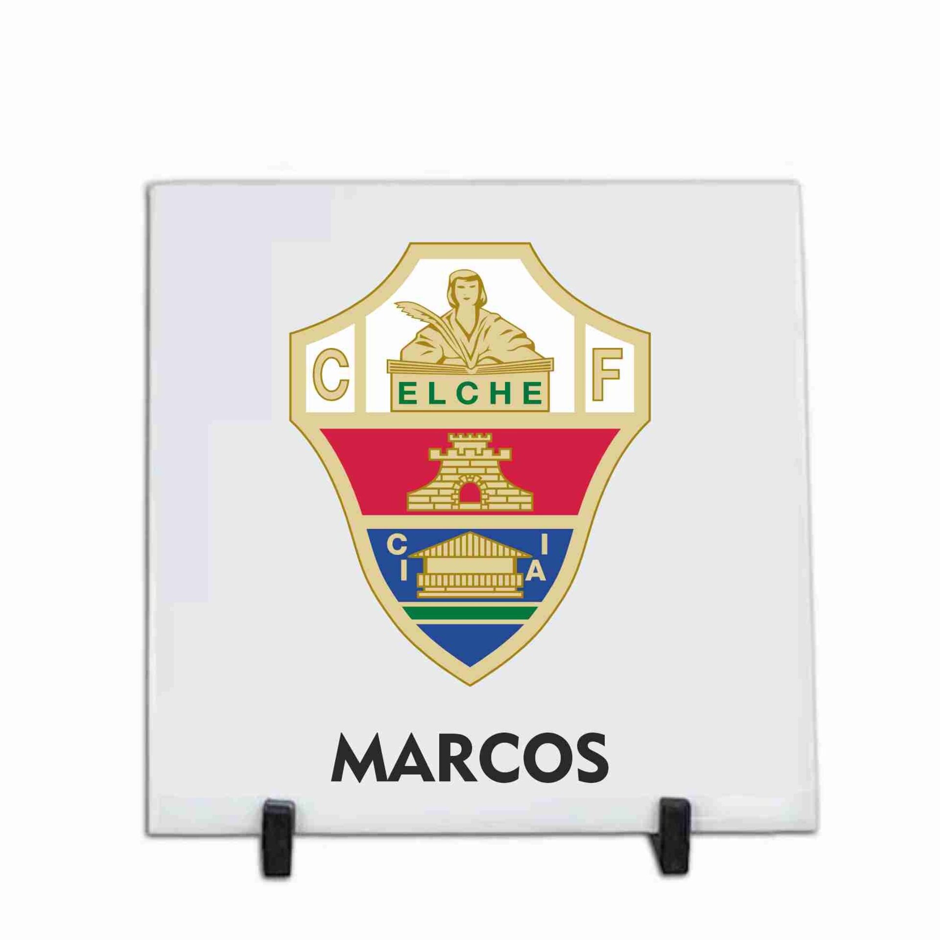 Azulejos de cerámica personalizados de 20 x 20 cm. Equipo futbol de Elche - 3
