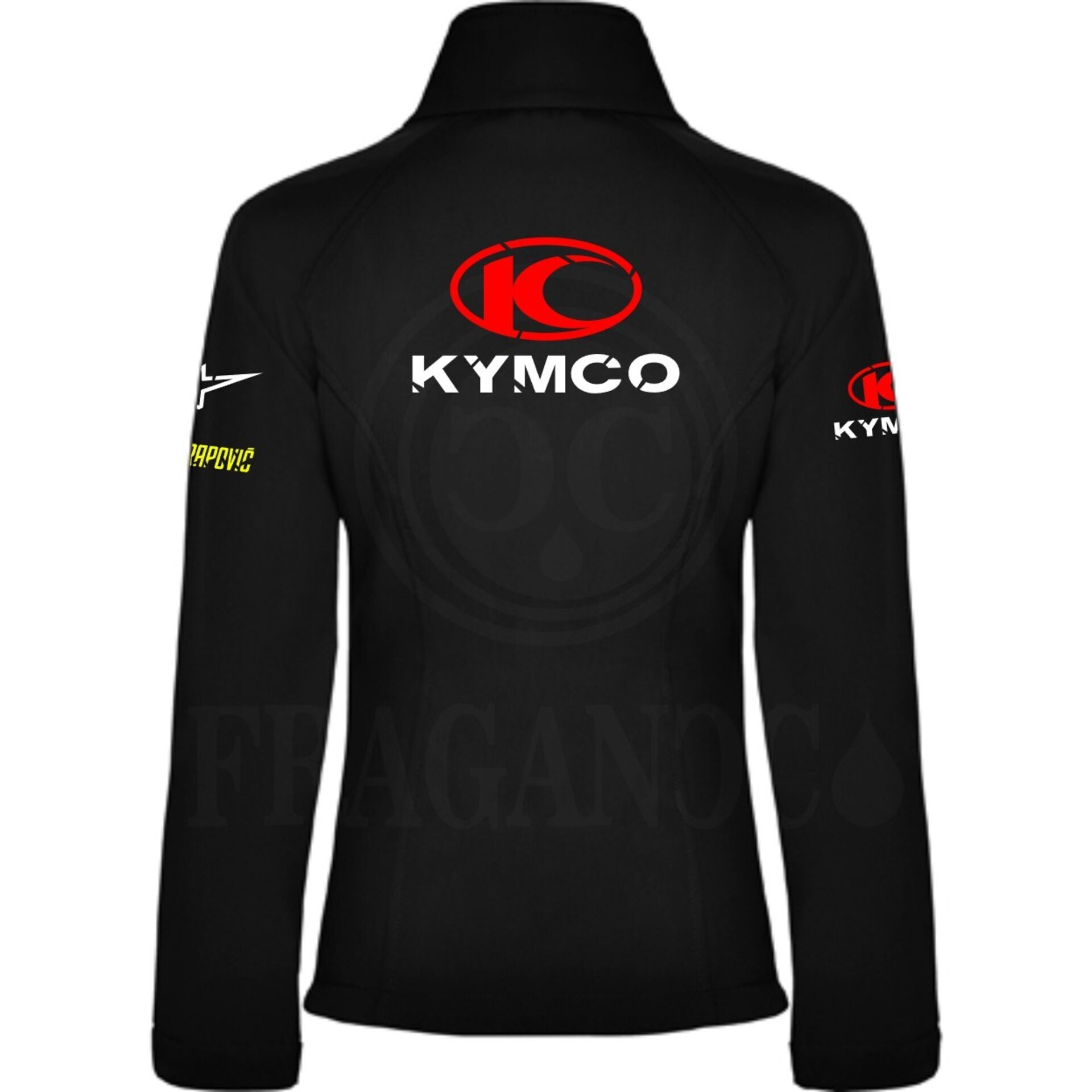 Chaqueta moto cortavientos softshell Roly Antártida personalizada. Mod. KC - 6