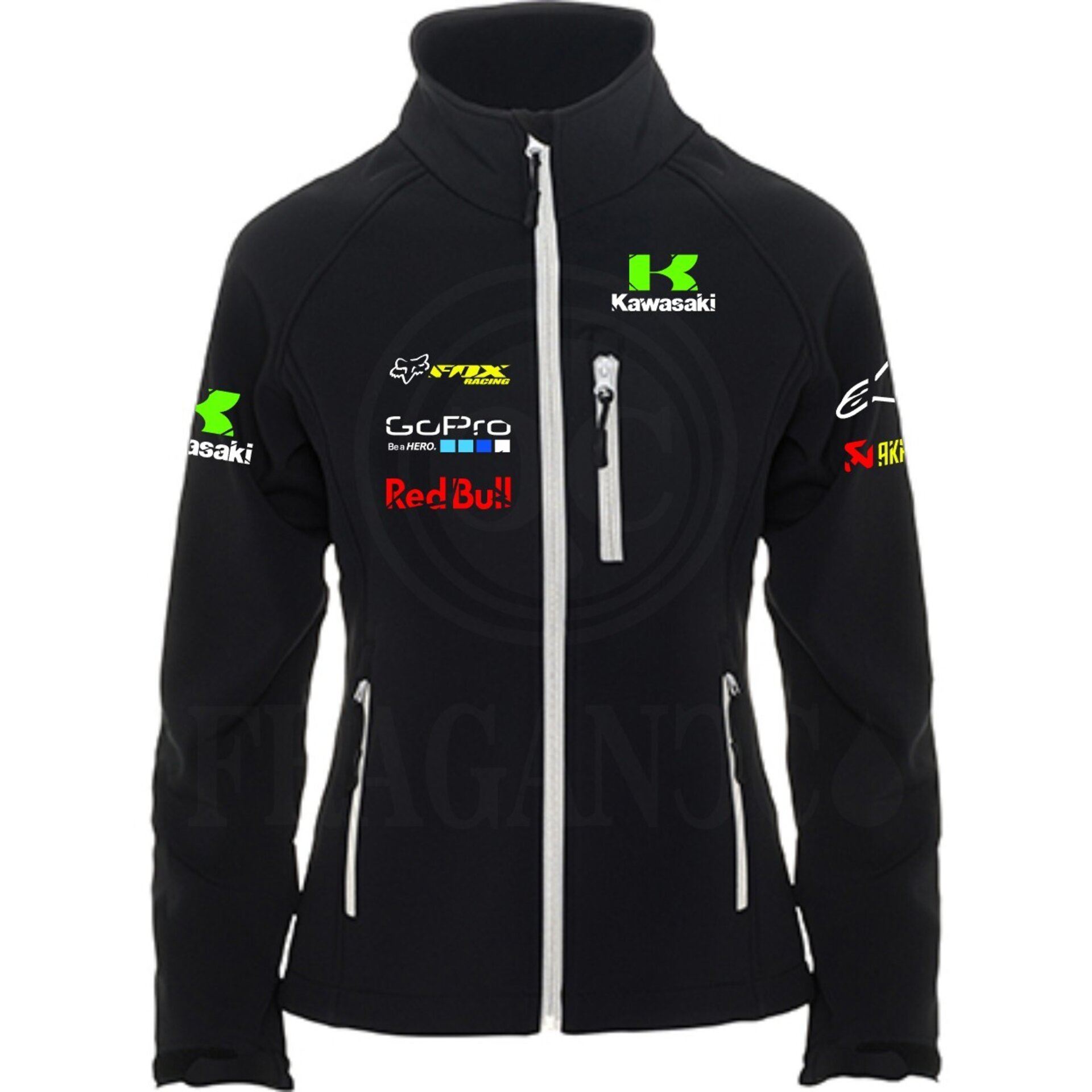 Chaqueta moto cortavientos softshell Roly Antártida personalizada. Mod. KK - 5