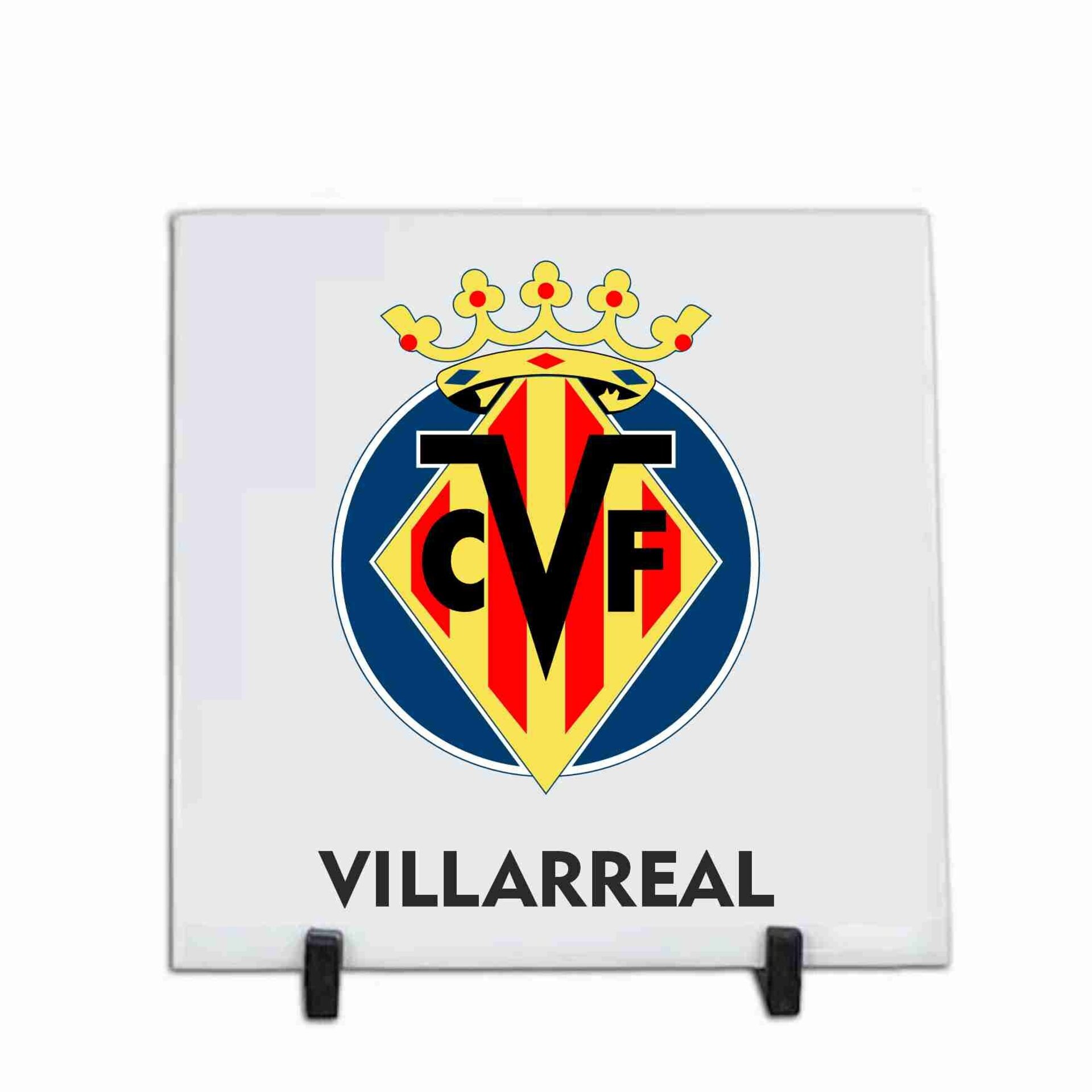 Azulejos de cerámica personalizados de 20 x 20 cm. Equipo futbol de Villarreal - 2