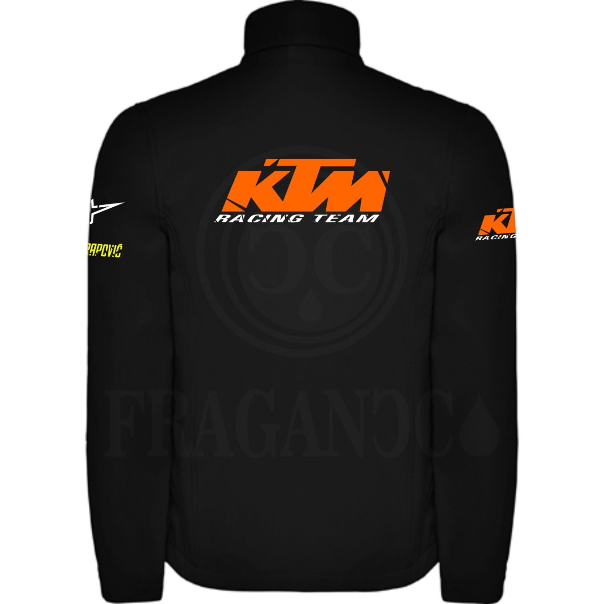 Chaqueta moto cortavientos softshell Roly Antártida personalizada. Mod. KM - 2