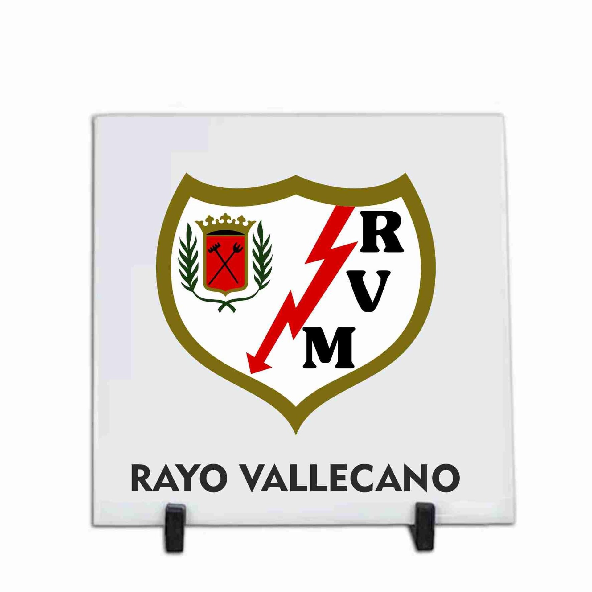 Azulejos de cerámica personalizados de 20 x 20 cm. Equipo futbol R Vallecano - 2