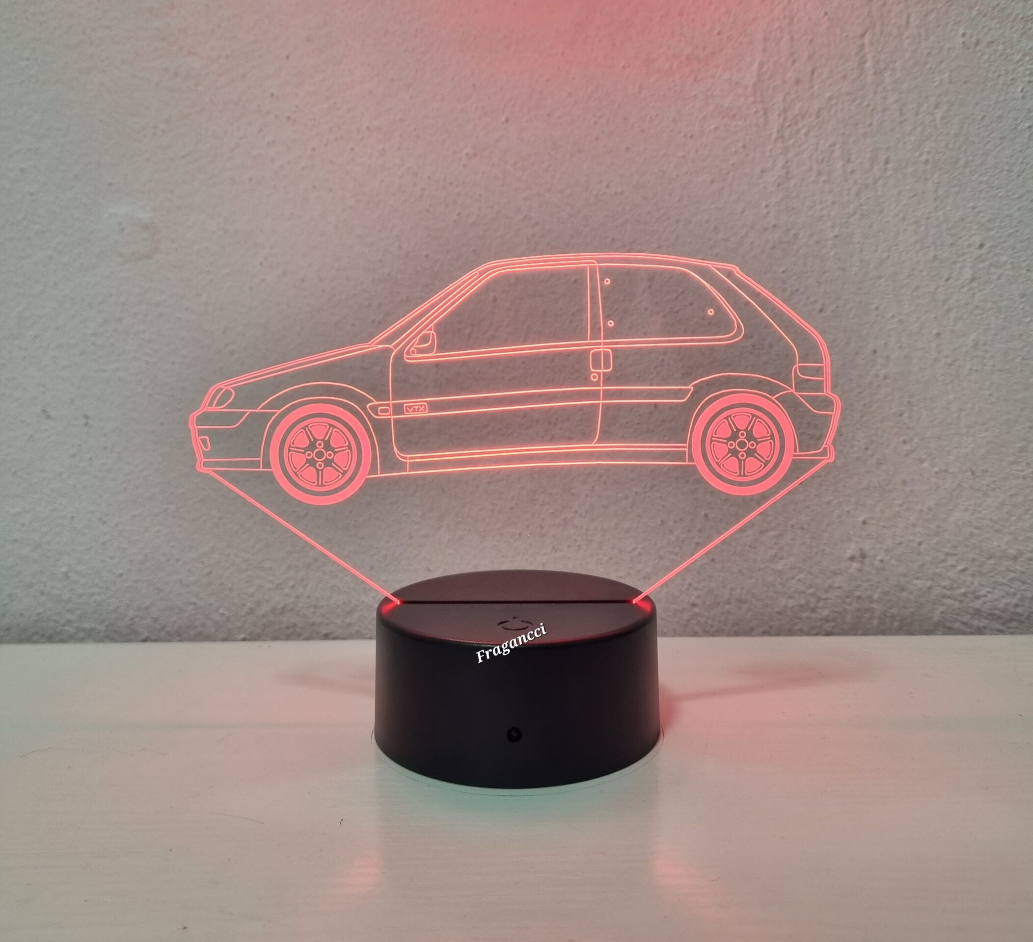 Lampara led 3d Citro en Sax o personalizable, Lámpara led sobremesa - 9