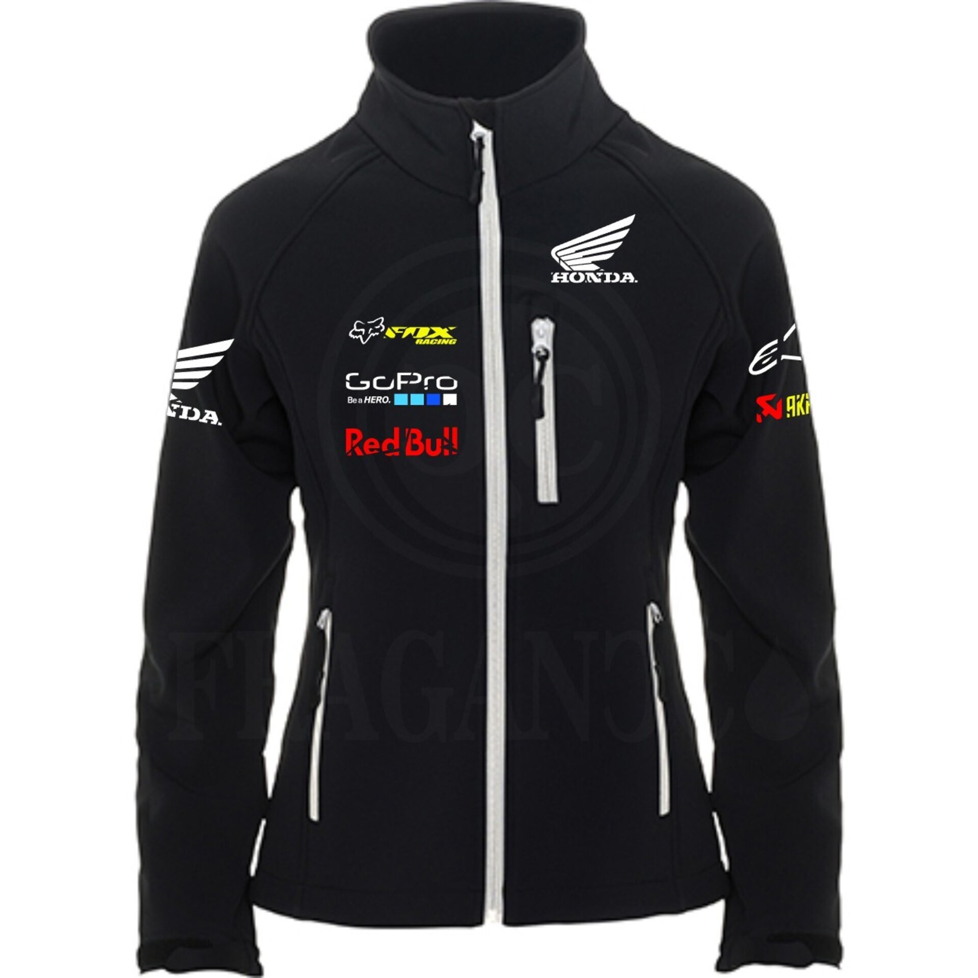 Chaqueta moto cortavientos softshell Roly Antártida personalizada. Mod. HD - 5