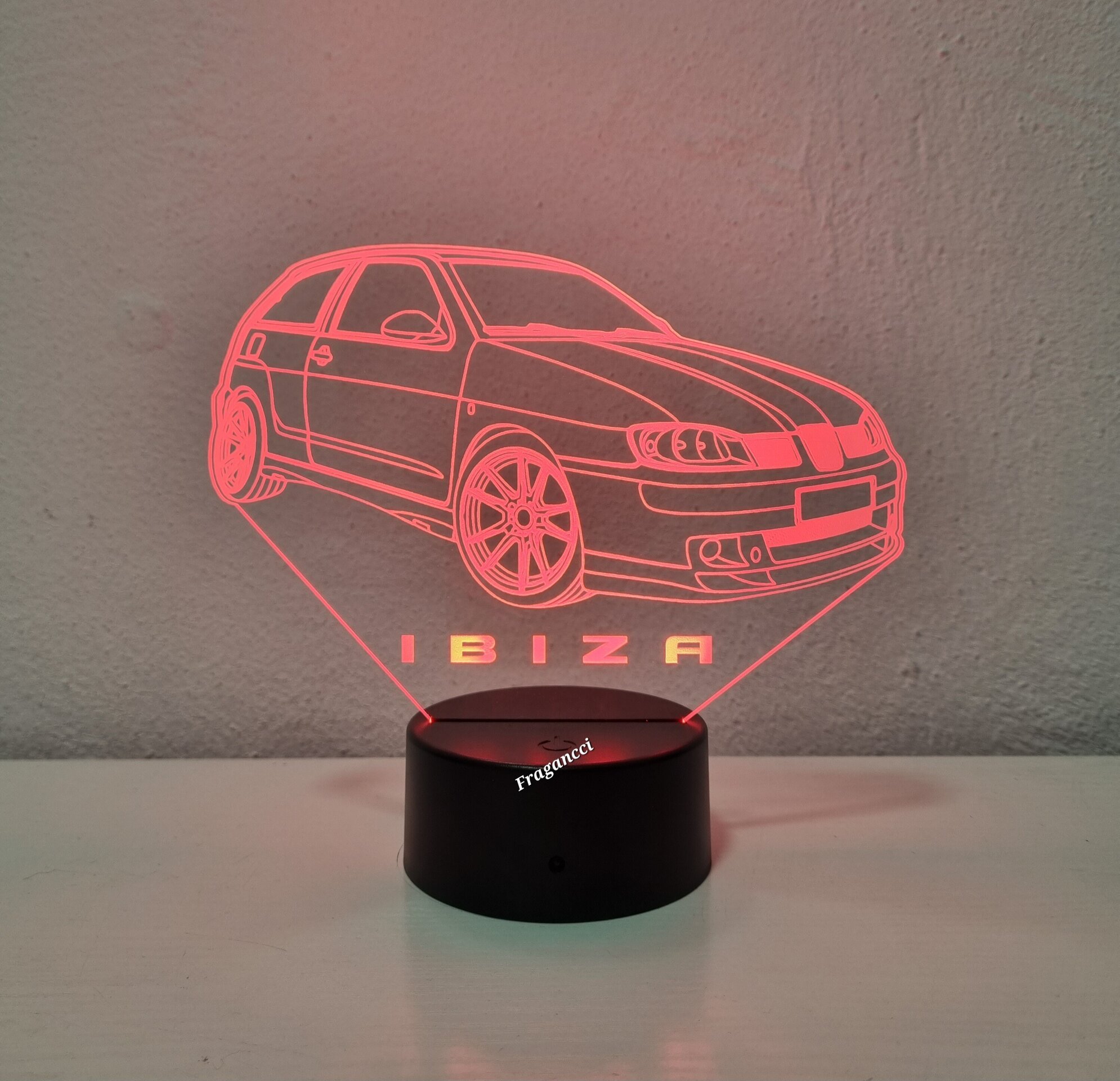 Lampara led 3d Se at Ibiza personalizable, Lámpara led sobremesa - 9