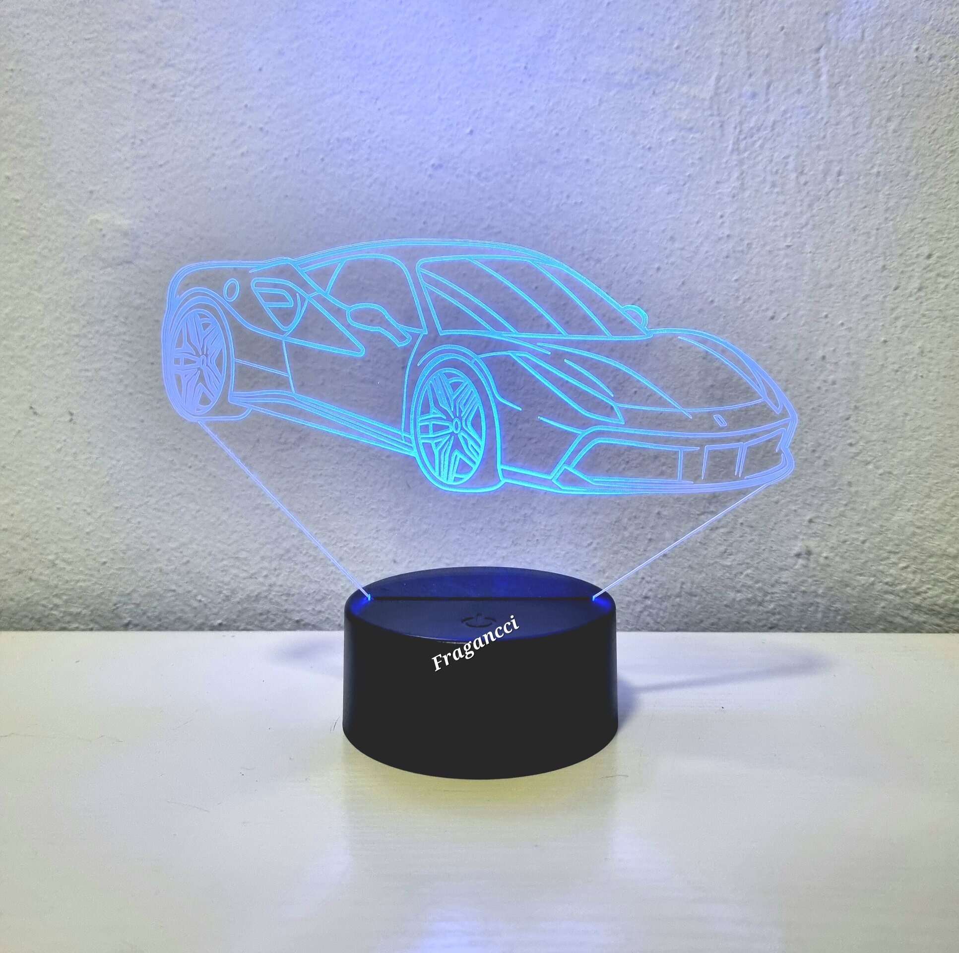 Lampara led 3d Ferra ri SF90 personalizable, Lámpara led sobremesa - 7