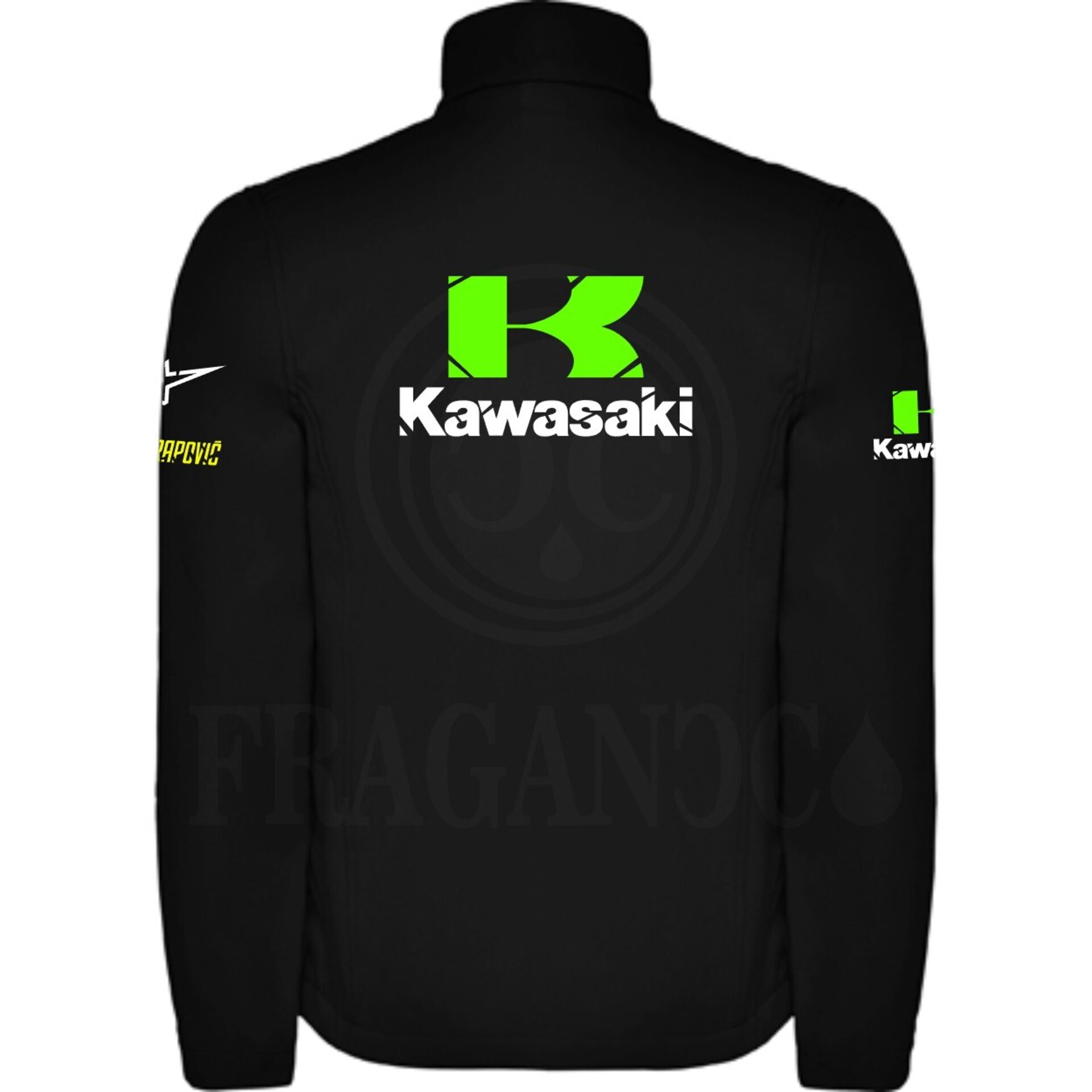 Chaqueta moto cortavientos softshell Roly Antártida personalizada. Mod. KK - 2