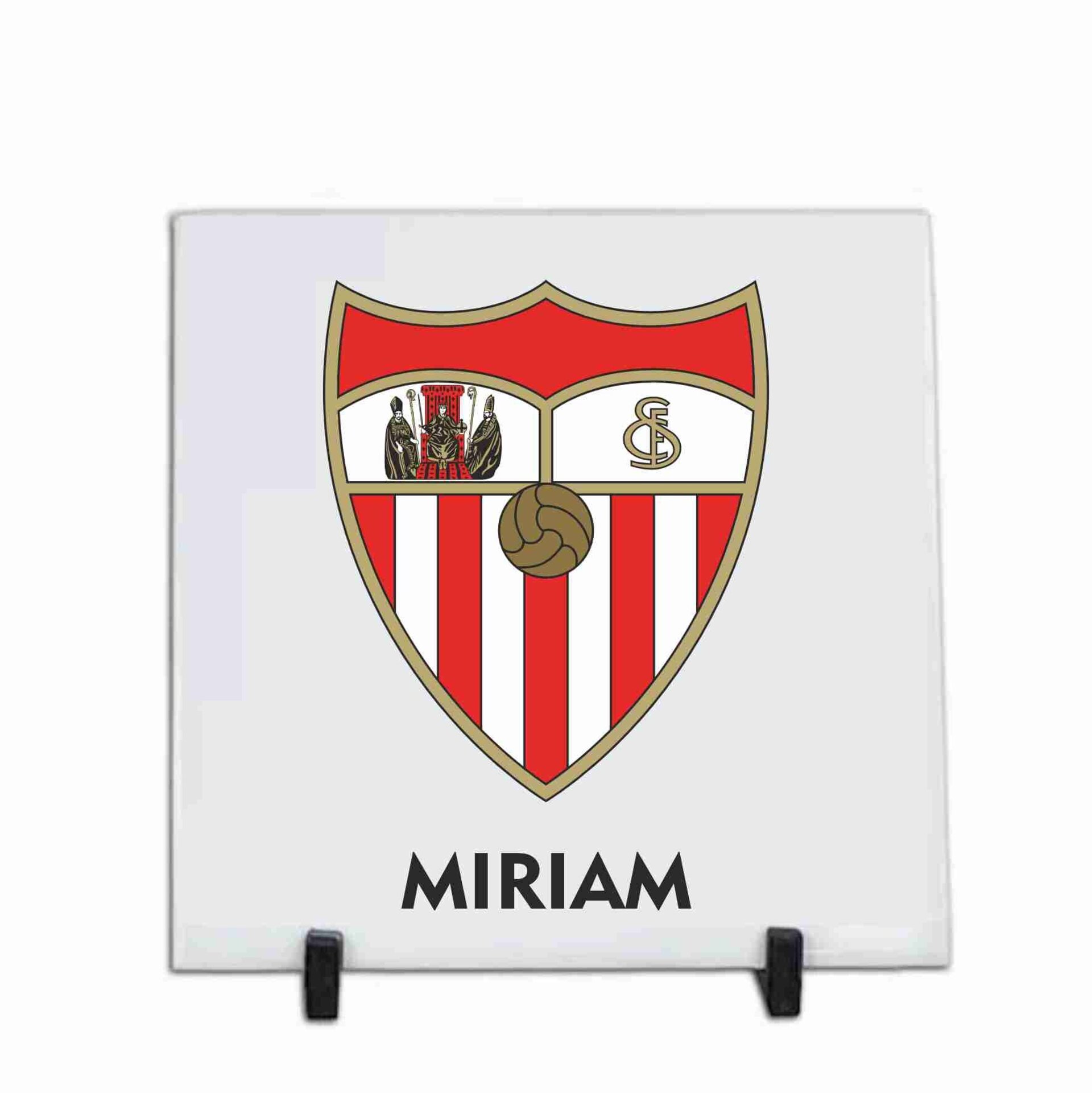 Azulejos de cerámica personalizados de 20 x 20 cm. Equipo futbol de Sevilla - 3