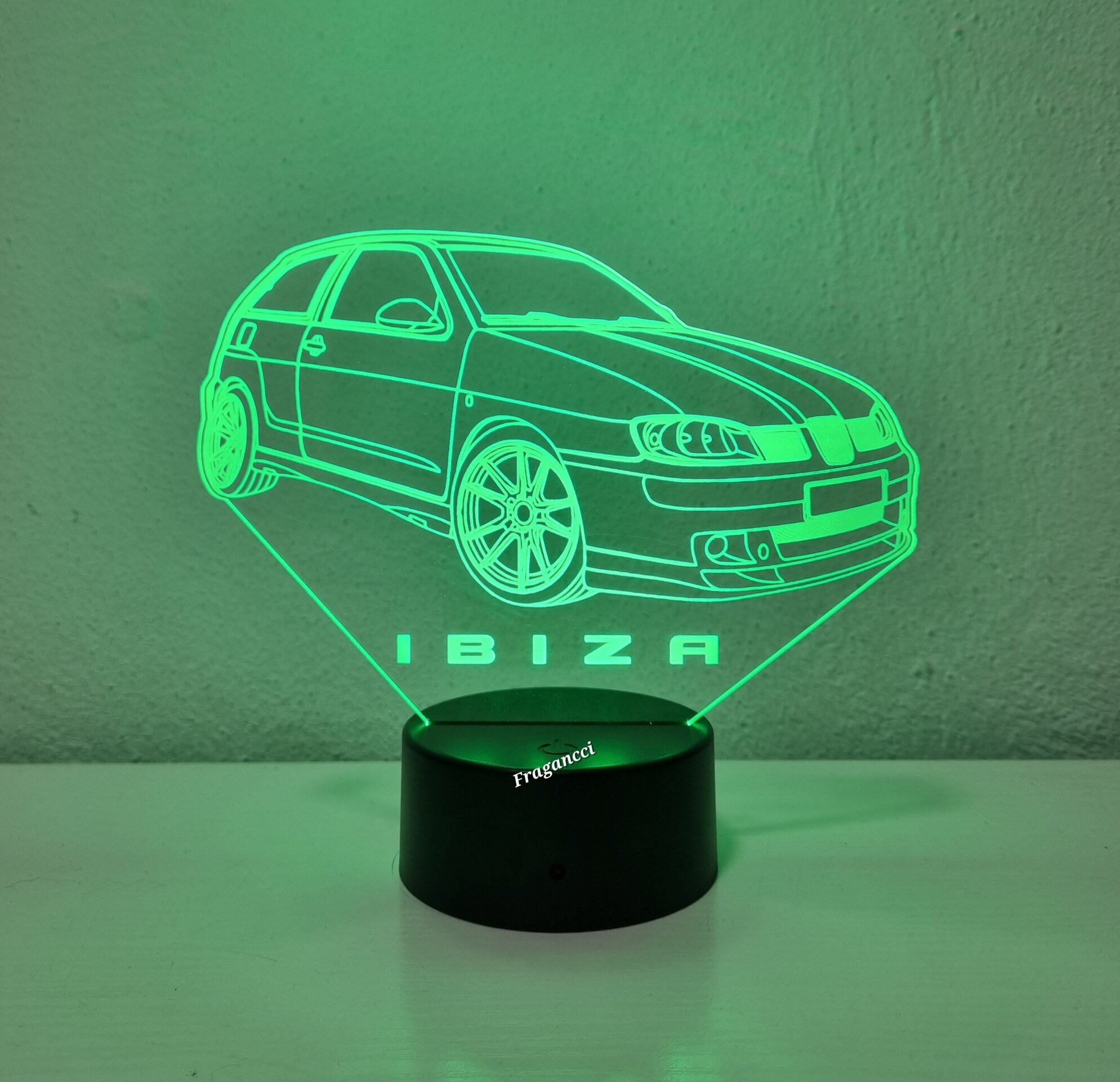 Lampara led 3d Se at Ibiza personalizable, Lámpara led sobremesa - 8
