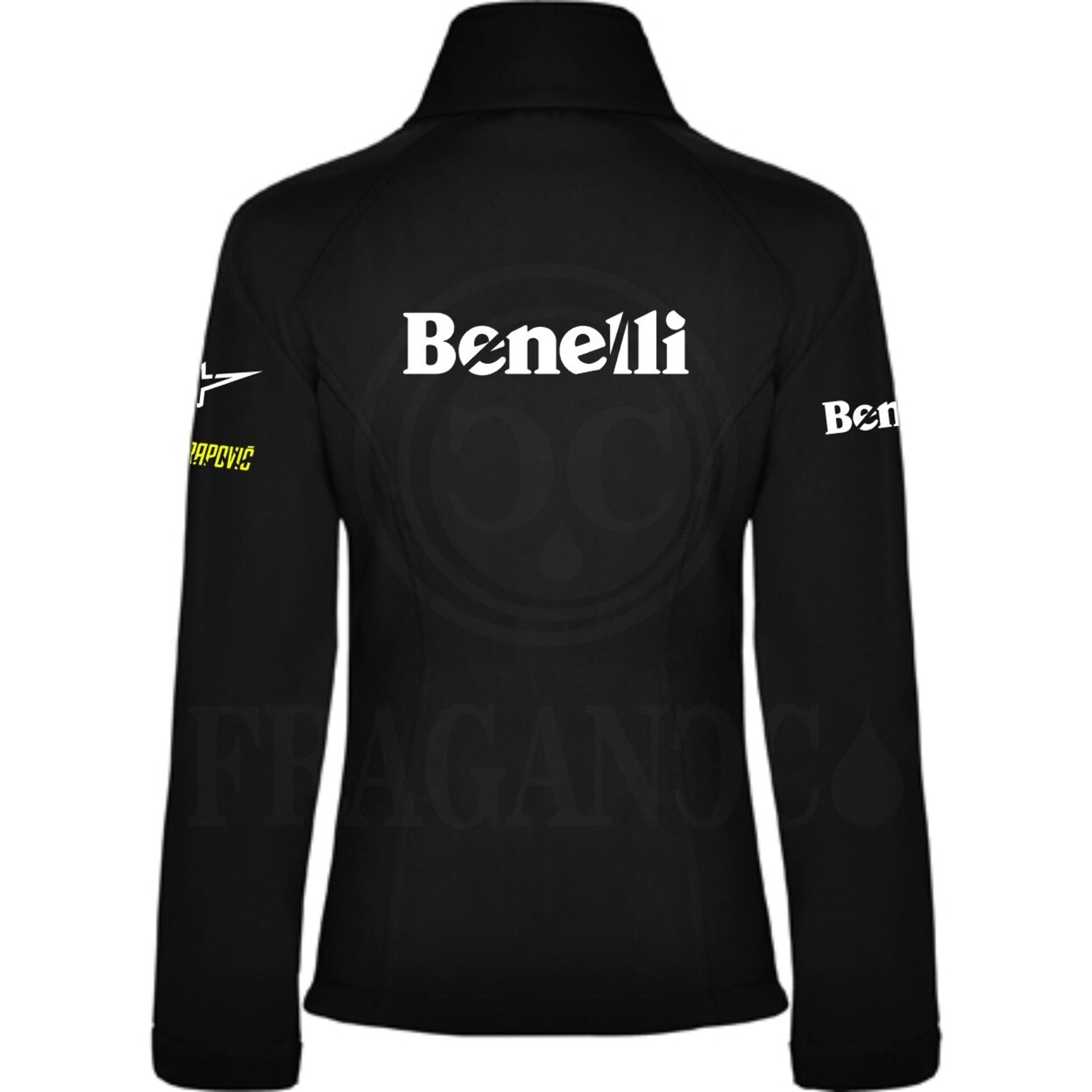 Chaqueta moto cortavientos softshell Roly Antártida personalizada. Mod. BL - 6