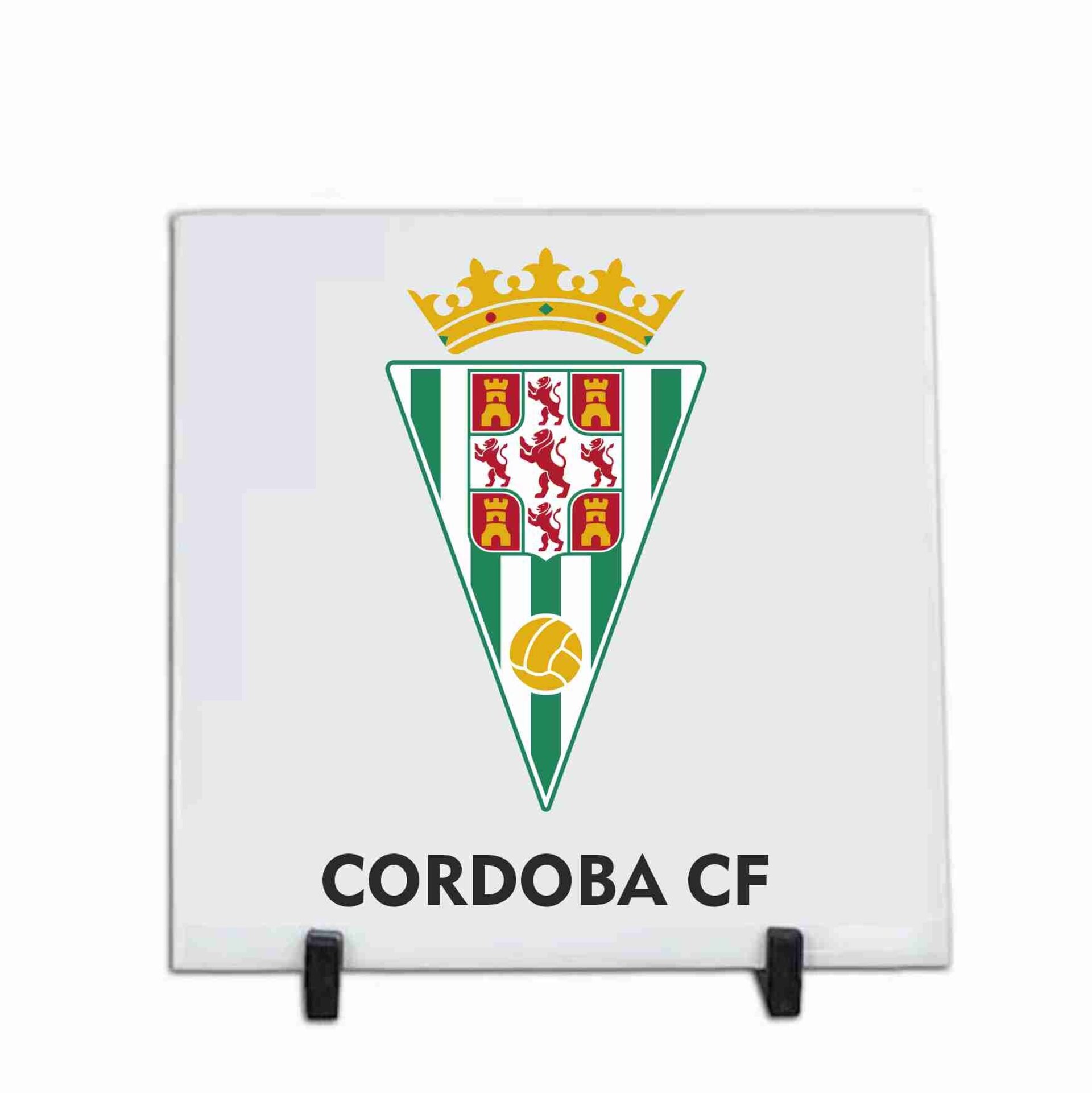 Azulejos de cerámica personalizados de 20 x 20 cm. Equipo futbol de Córdoba - 2