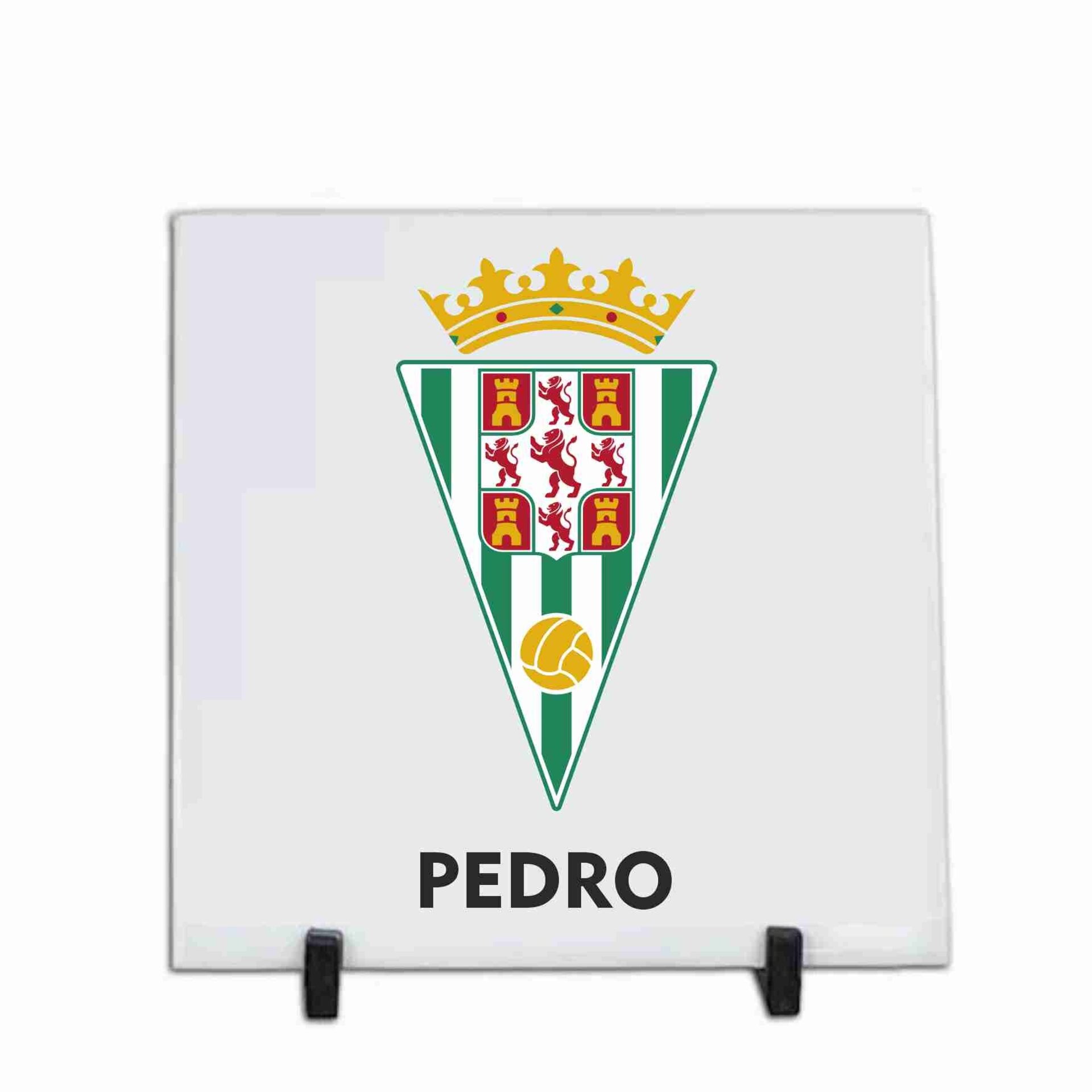 Azulejos de cerámica personalizados de 20 x 20 cm. Equipo futbol de Córdoba - 3