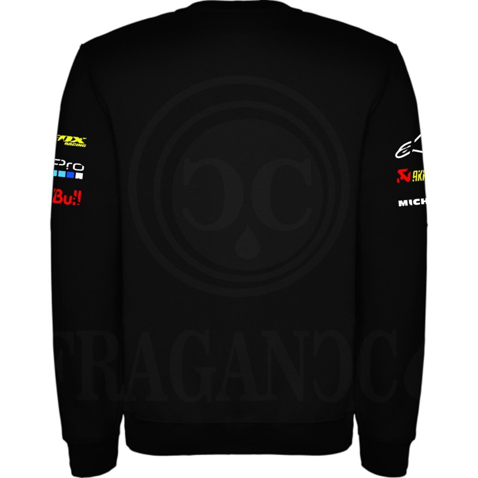 Sudadera unisex con logos personalizados del mundo motor. Mod. KK - 7