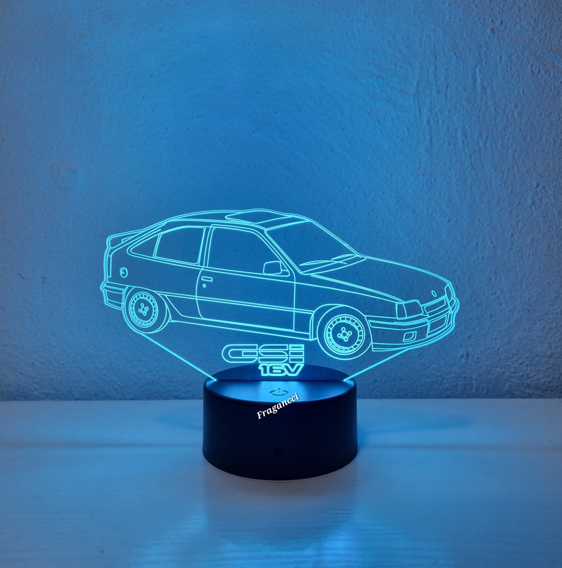 Lampara led 3d Ope l Kadet t Gsi 2.0 16V personalizable, Lámpara led sobremesa - 4