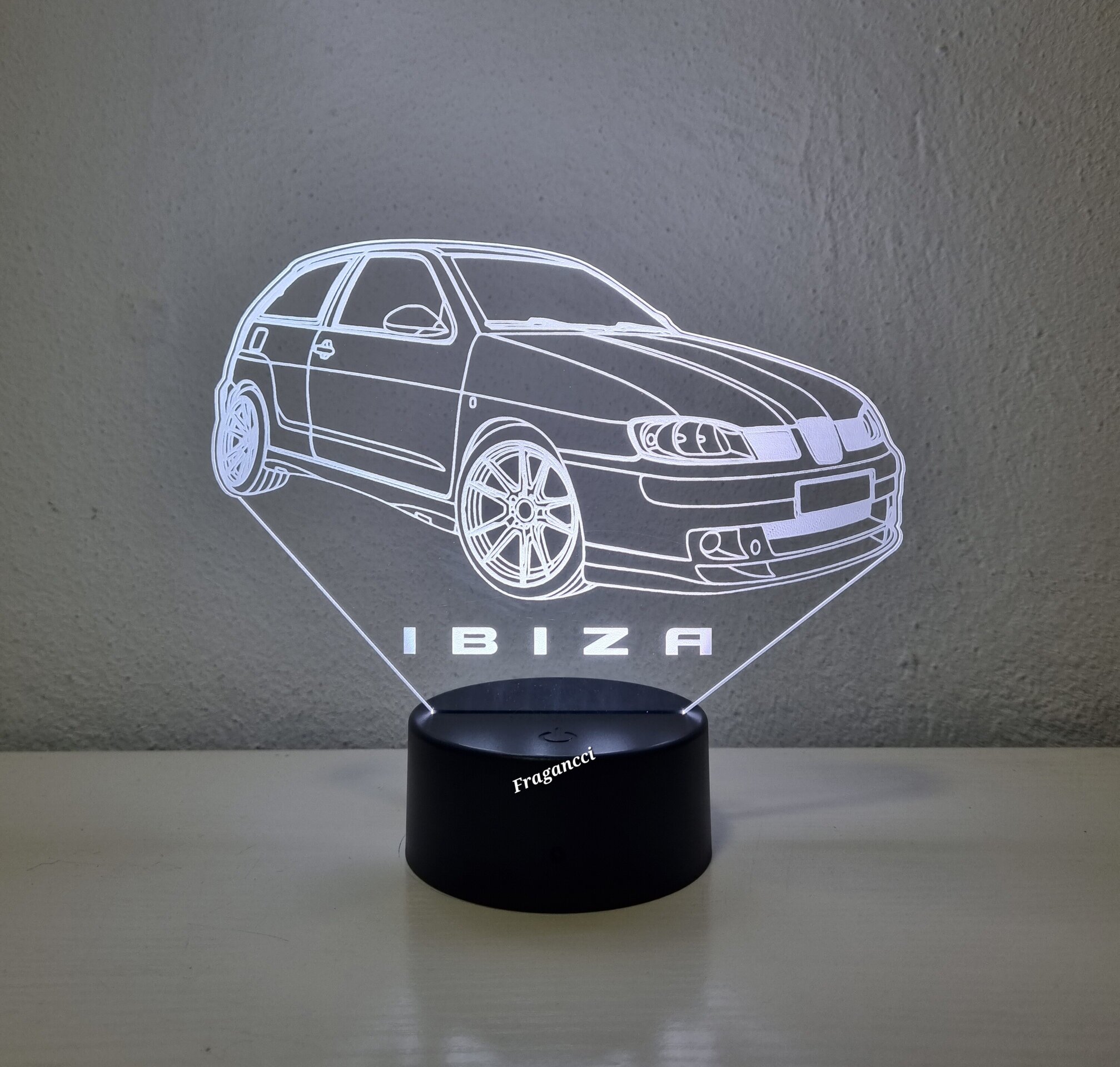 Lampara led 3d Se at Ibiza personalizable, Lámpara led sobremesa - 5