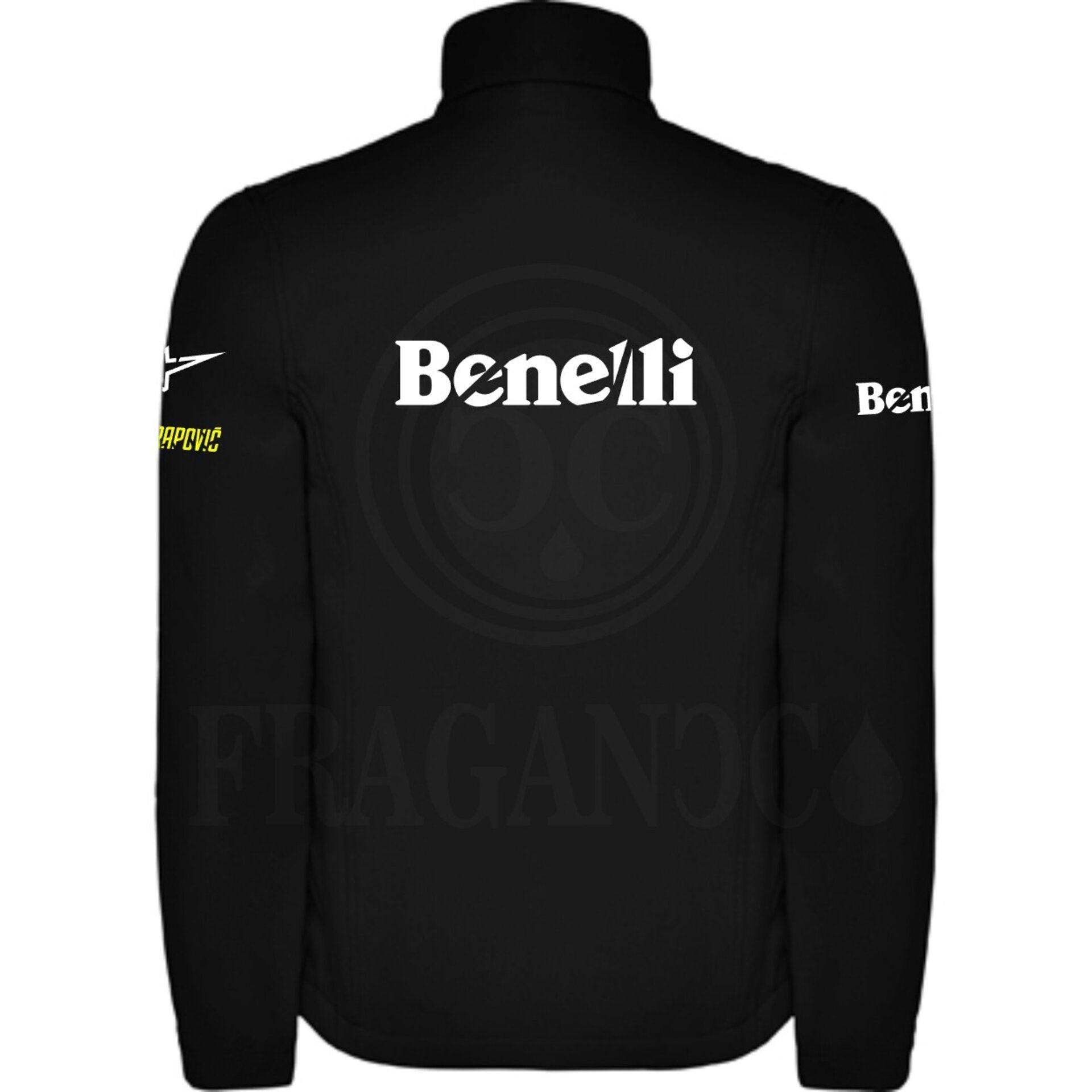 Chaqueta moto cortavientos softshell Roly Antártida personalizada. Mod. BL - 2