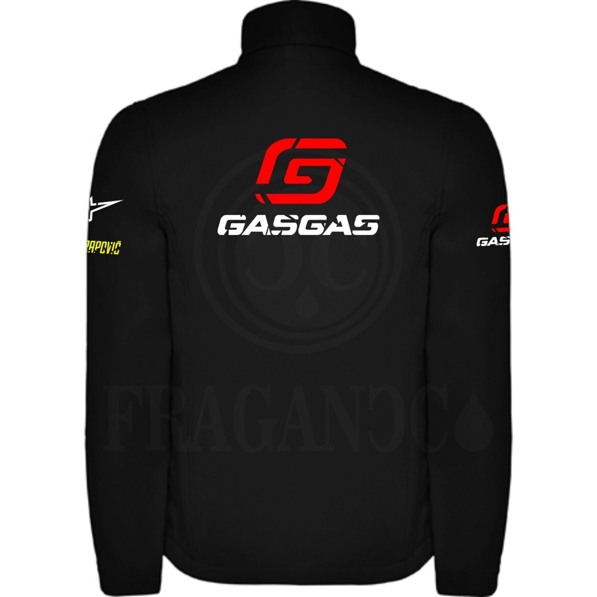 Chaqueta moto cortavientos softshell Roly Antártida personalizada. Mod. GS - 2