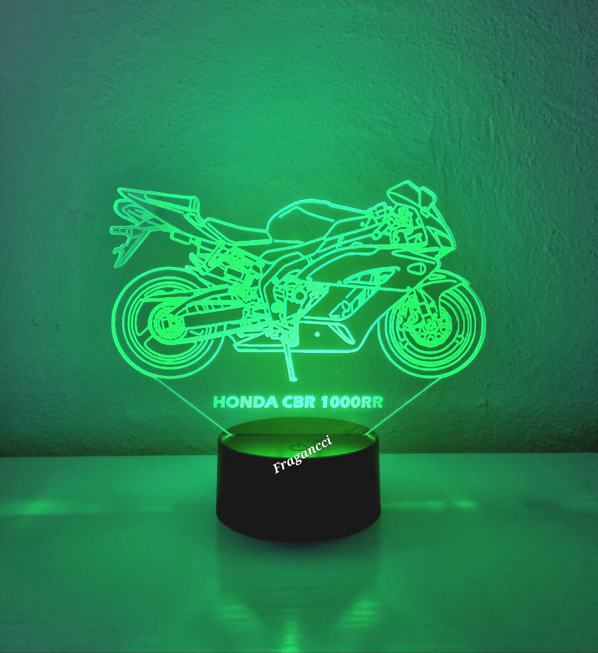 Lampara led 3d moto Hond a Cbr 1000 RR 2005 personalizable Lámpara led sobremesa - 4