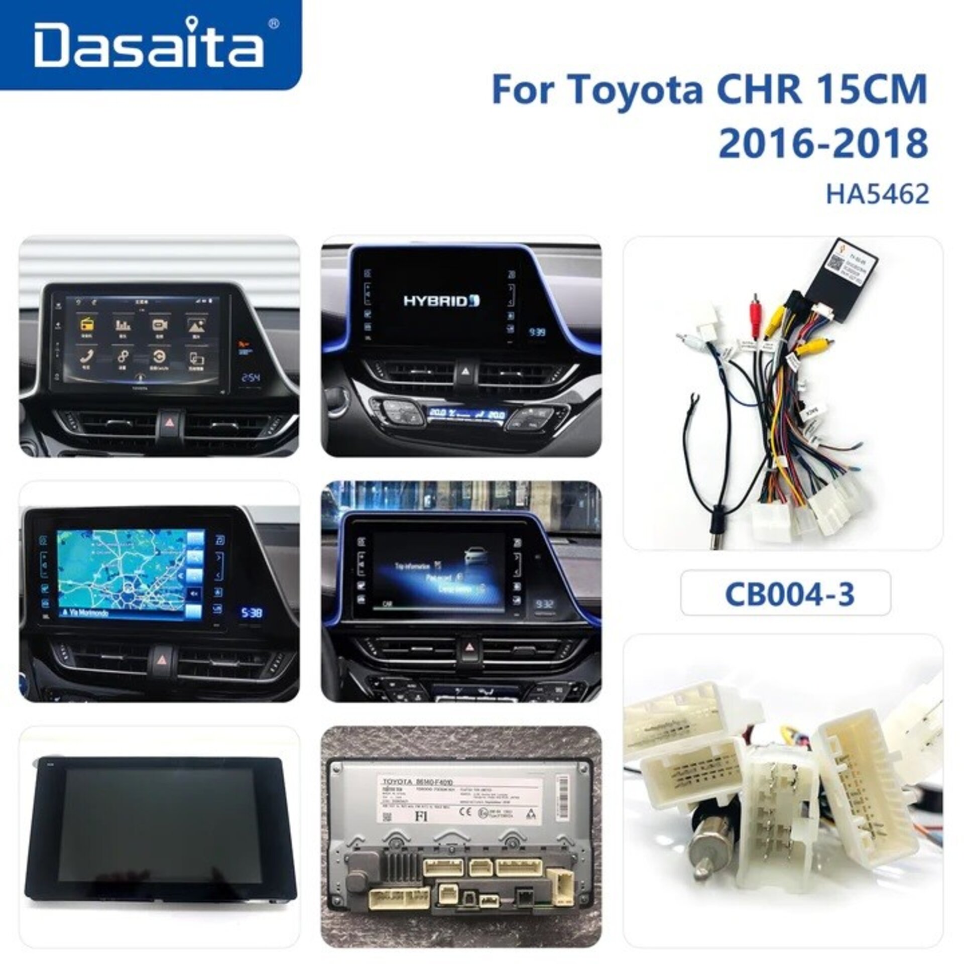 Dasaita Android12 Toyota CHR 2016-20 Qualcomm 665 Wifi+4G LTE | 4G/8G+64G/256 GB - 11