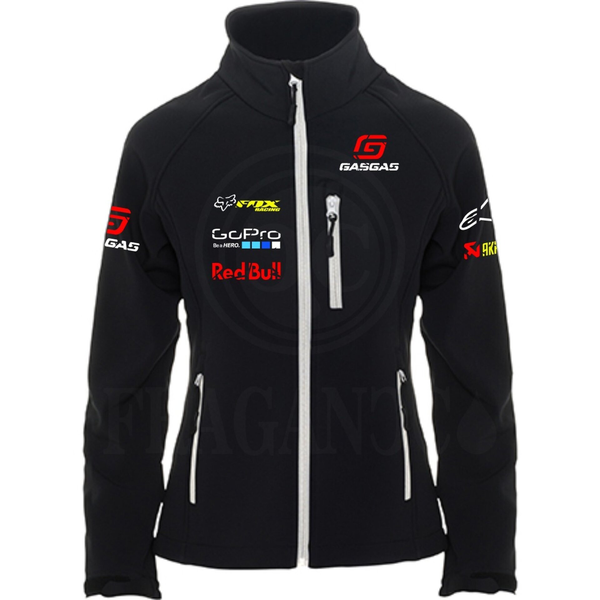 Chaqueta moto cortavientos softshell Roly Antártida personalizada. Mod. GS - 5