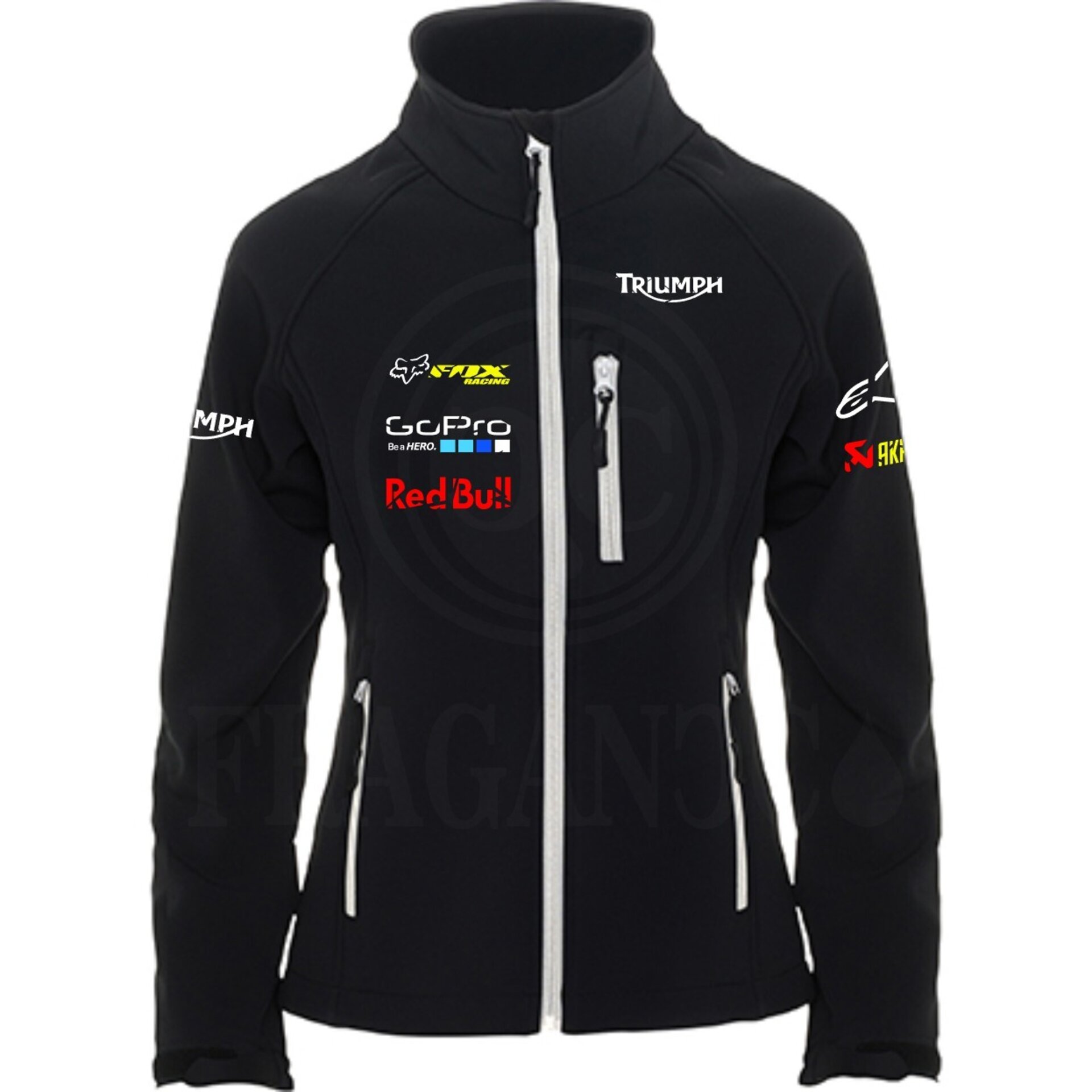 Chaqueta moto cortavientos softshell Roly Antártida personalizada. Mod. TH - 5