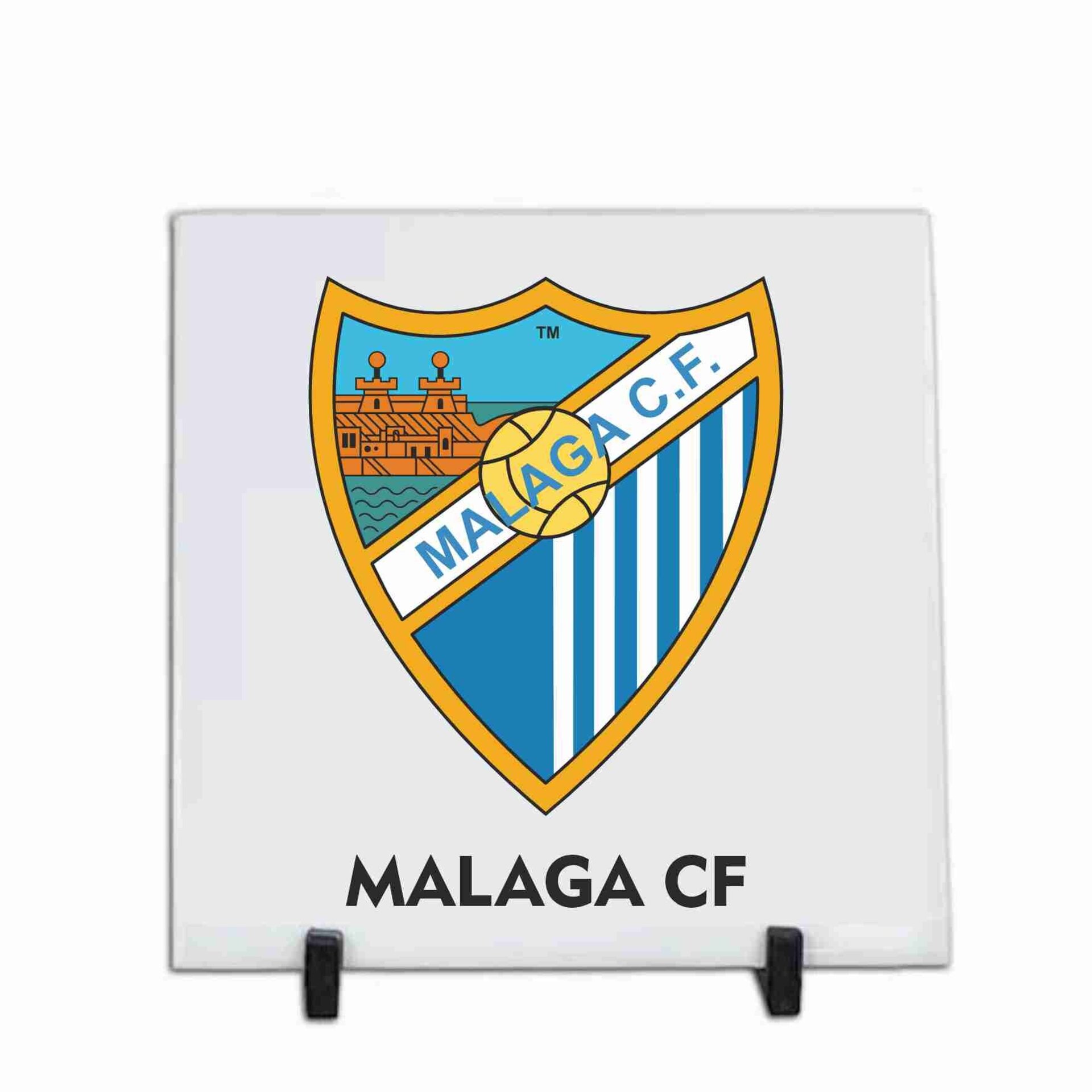 Azulejos de cerámica personalizados de 20 x 20 cm. Equipo futbol de Málaga - 2