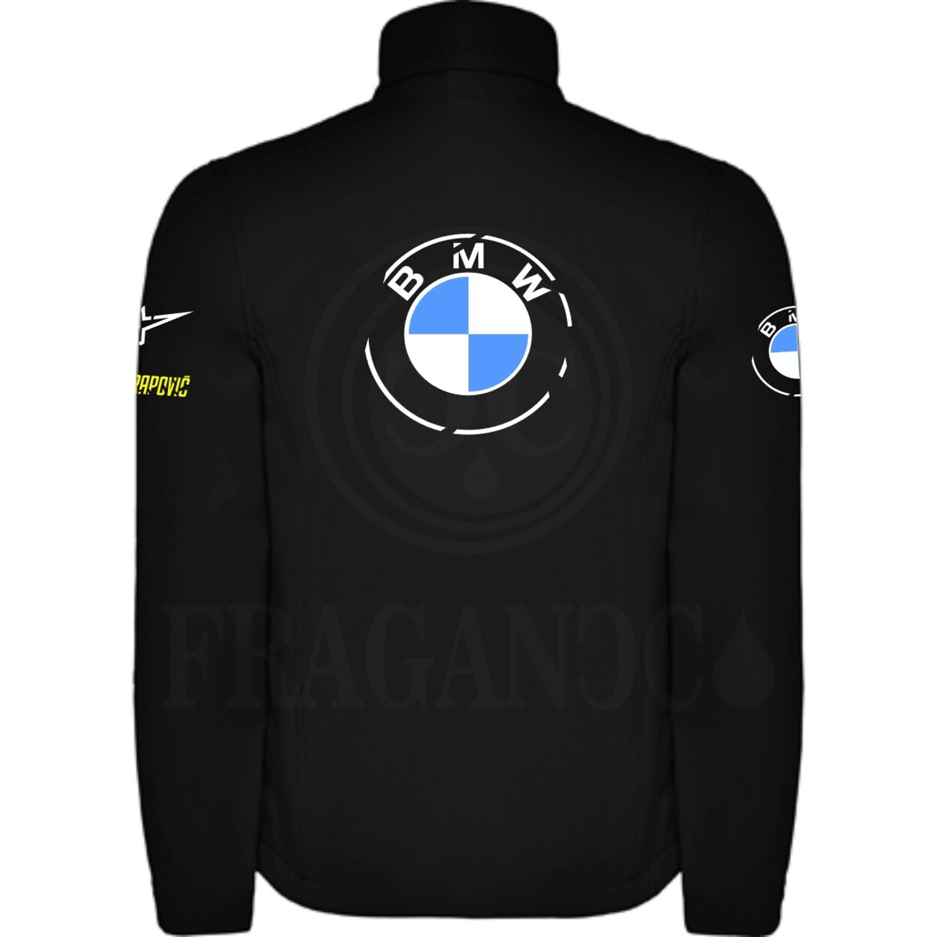 Chaqueta moto cortavientos softshell Roly Antártida personalizada. Mod. BW - 2