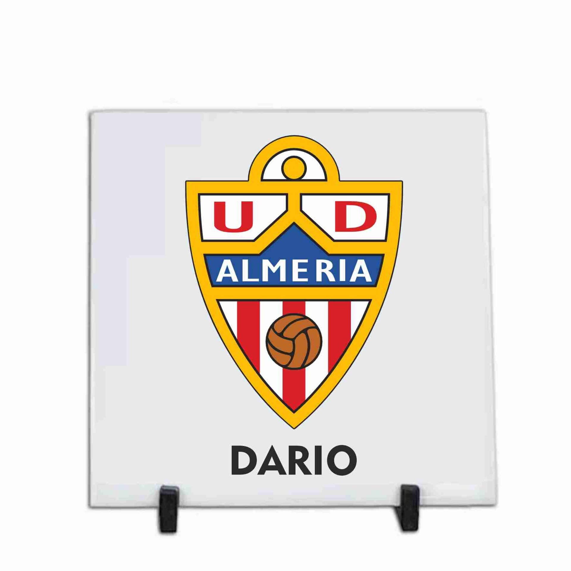 Azulejos de cerámica personalizados de 20 x 20 cm. Equipo futbol de Almeria - 3