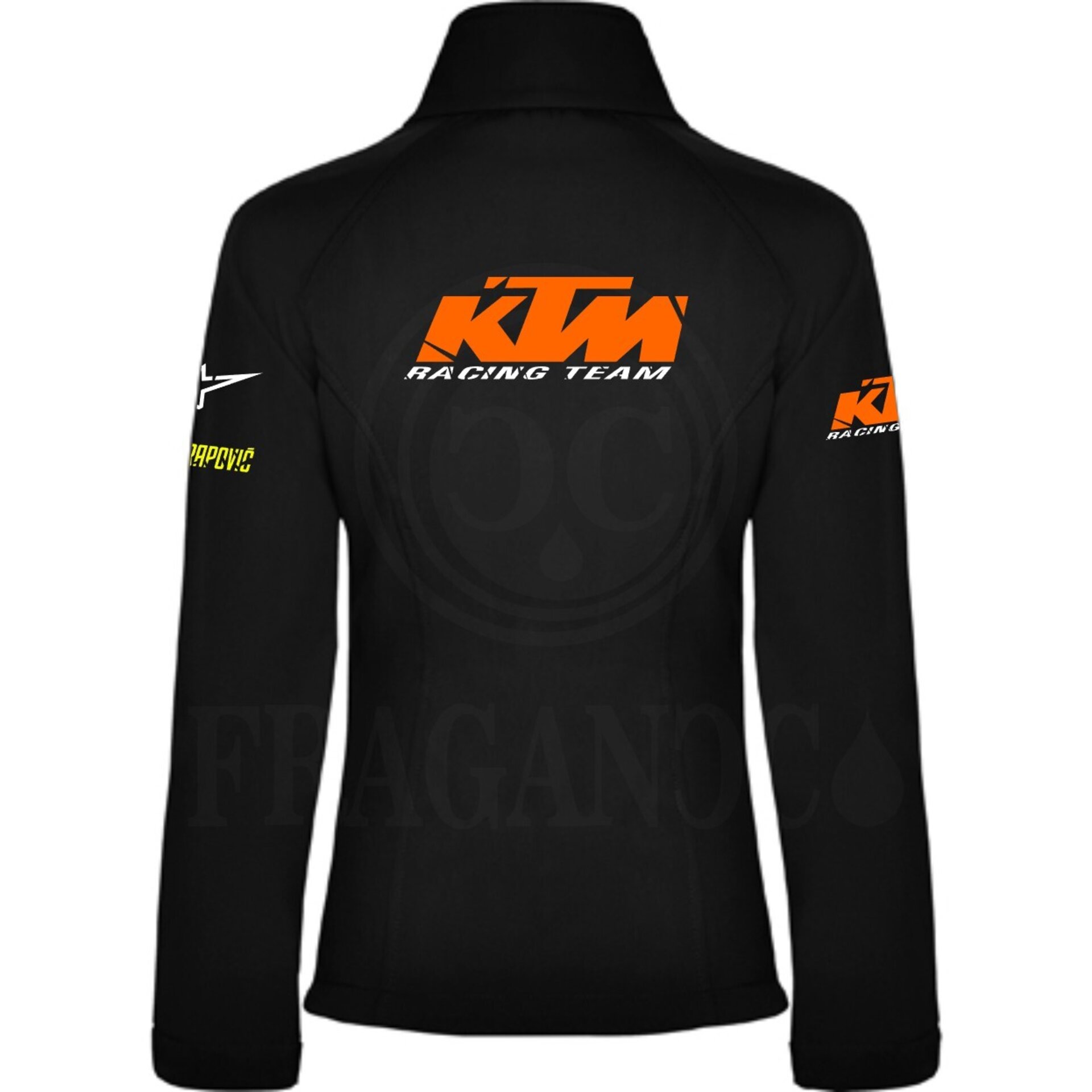 Chaqueta moto cortavientos softshell Roly Antártida personalizada. Mod. KM - 6