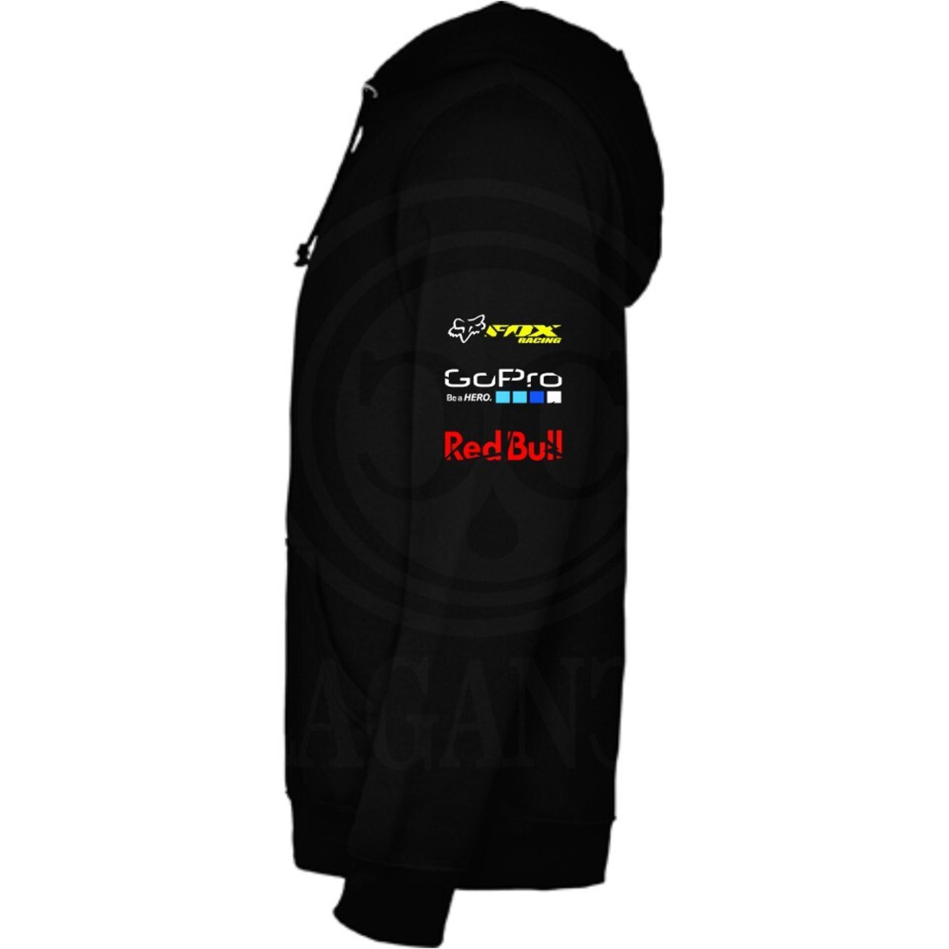 Sudadera unisex con logos personalizados del mundo motor. Mod. KK - 4
