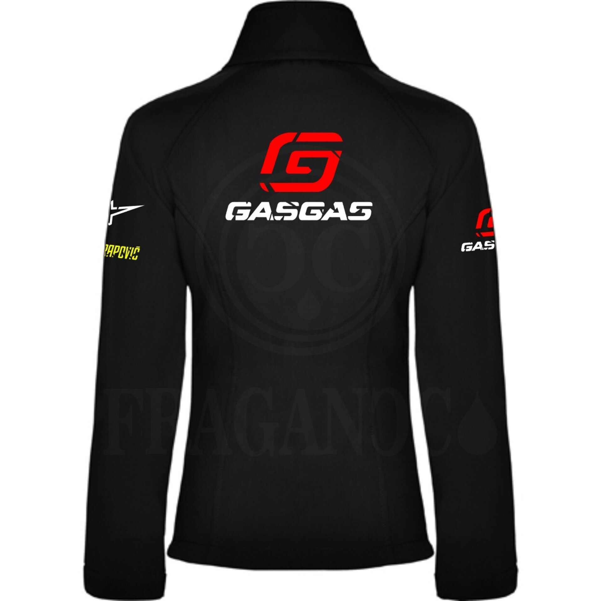 Chaqueta moto cortavientos softshell Roly Antártida personalizada. Mod. GS - 6