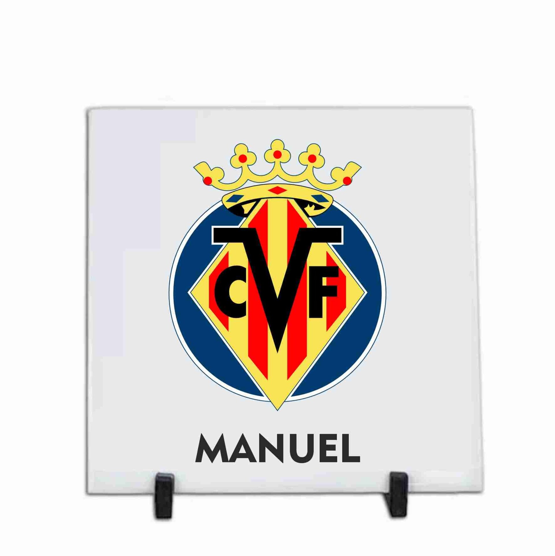 Azulejos de cerámica personalizados de 20 x 20 cm. Equipo futbol de Villarreal - 3