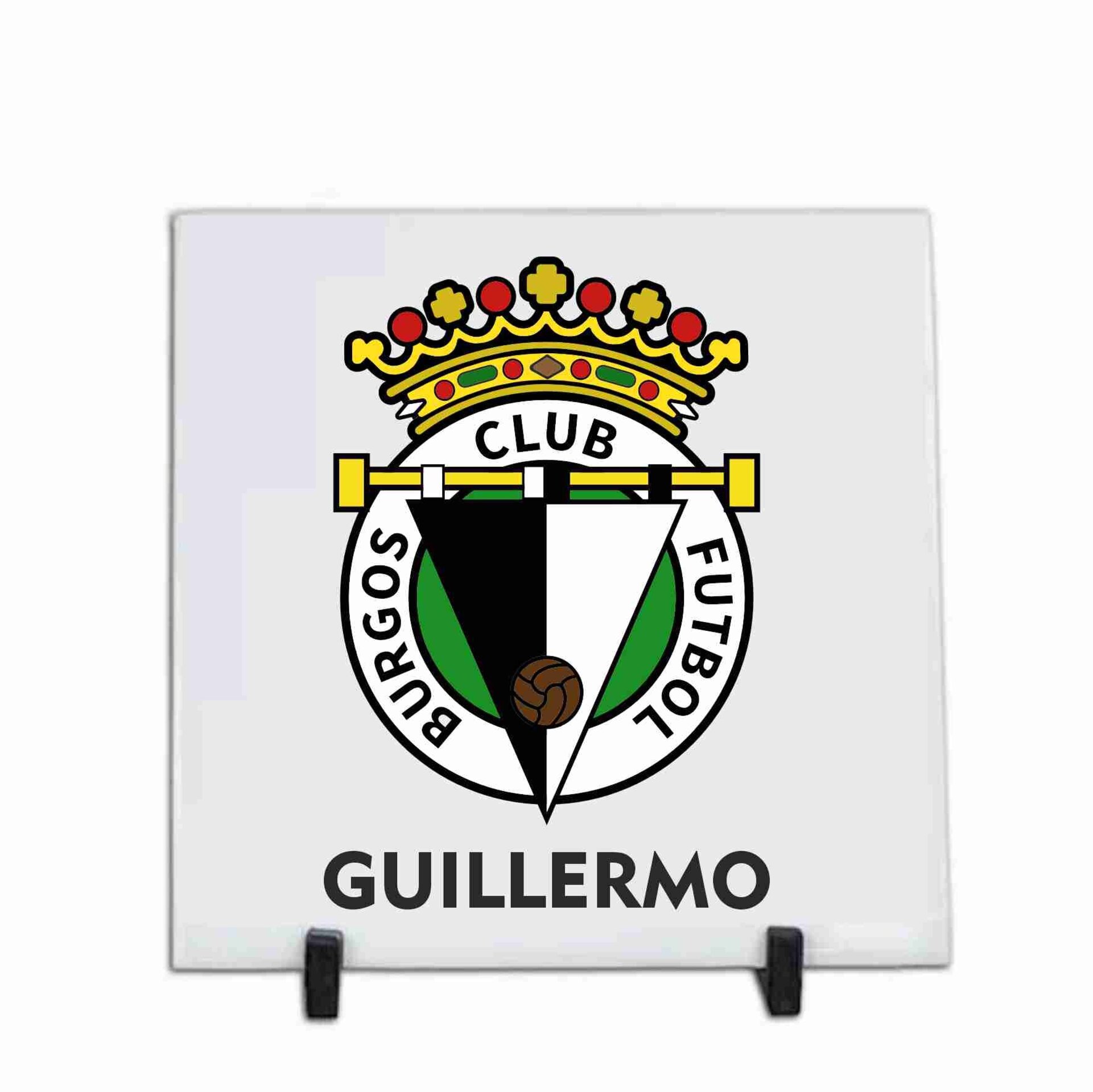 Azulejos de cerámica personalizados de 20 x 20 cm. Equipo futbol de Burgos - 3
