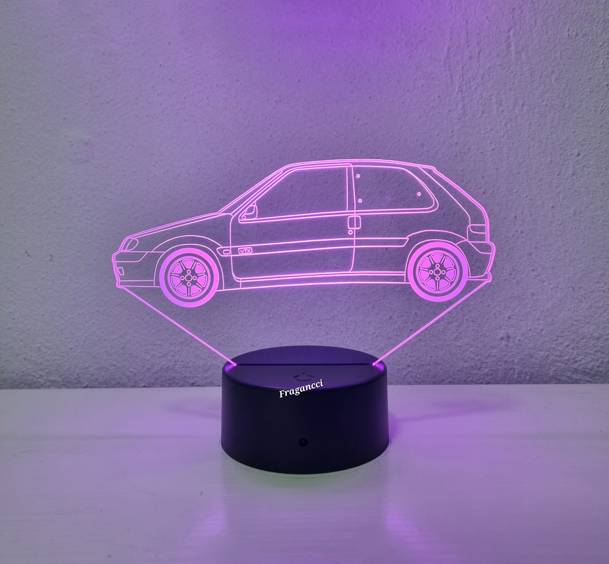Lampara led 3d Citro en Sax o personalizable, Lámpara led sobremesa - 6