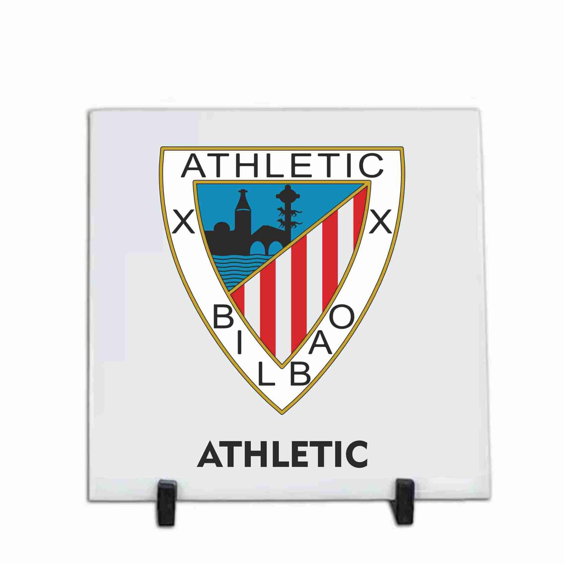 Azulejos de cerámica personalizados de 20 x 20 cm. Equipo futbol At Bilbao - 2