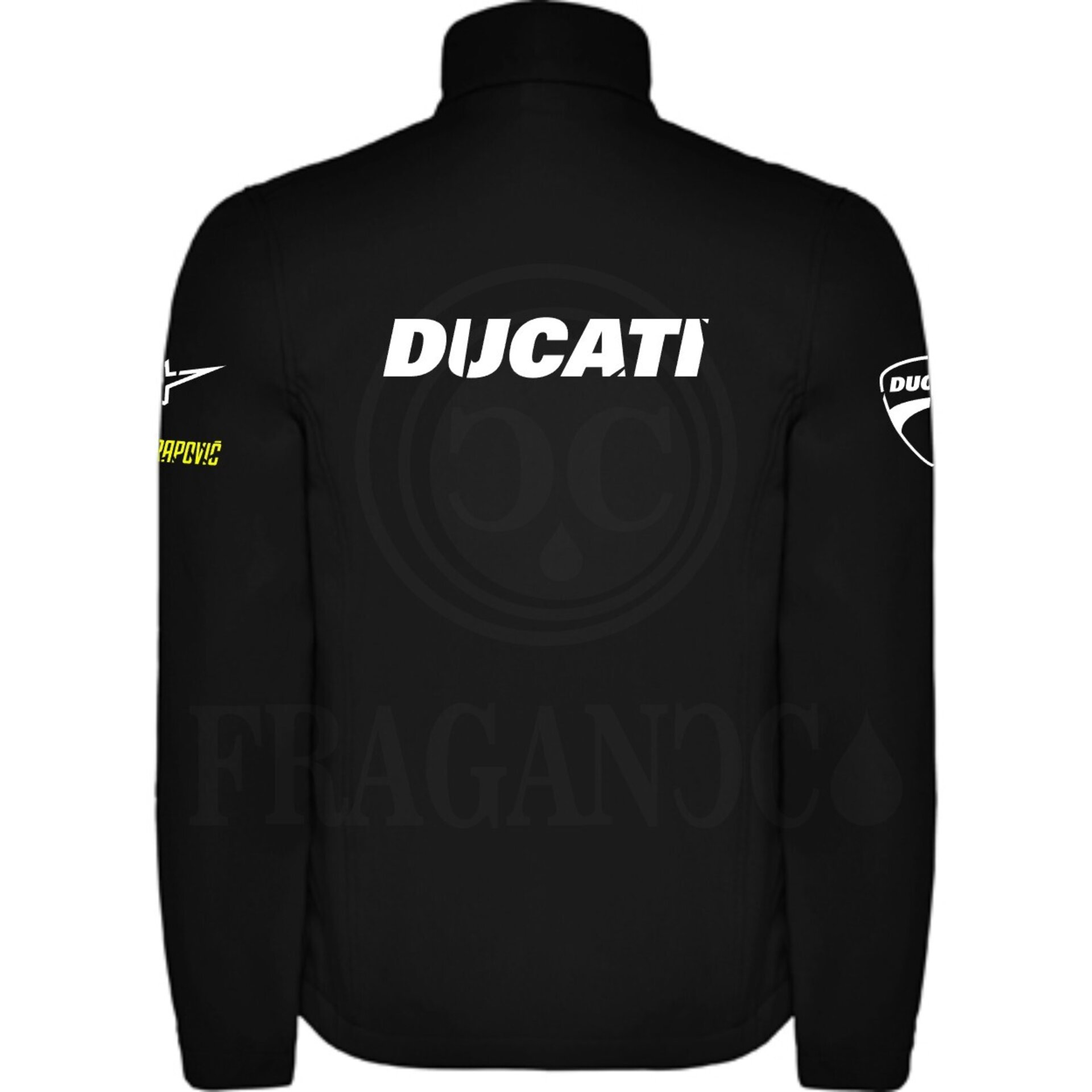 Chaqueta moto cortavientos softshell Roly Antártida personalizada. Mod. DT - 2