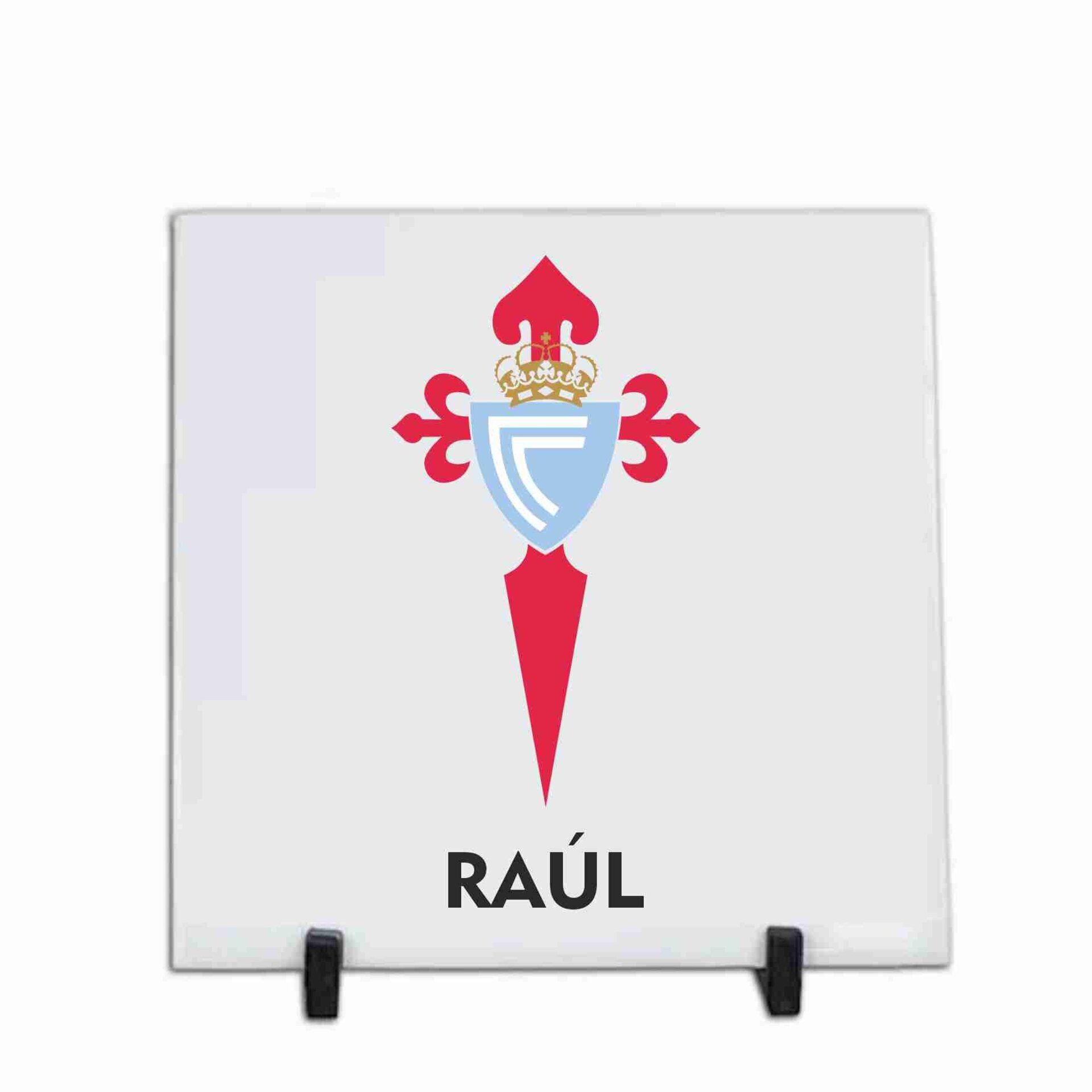 Azulejos de cerámica personalizados de 20 x 20 cm. Equipo futbol C Vigo - 3