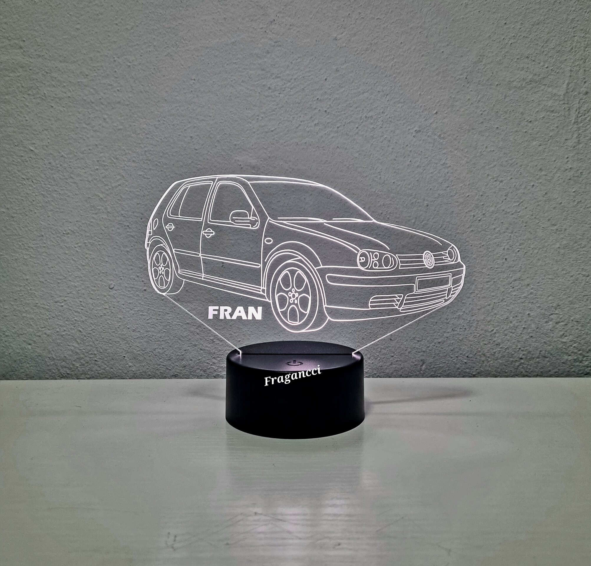 Lampara led 3d W V GOLF 4 personalizable, Lámpara led sobremesa - 5