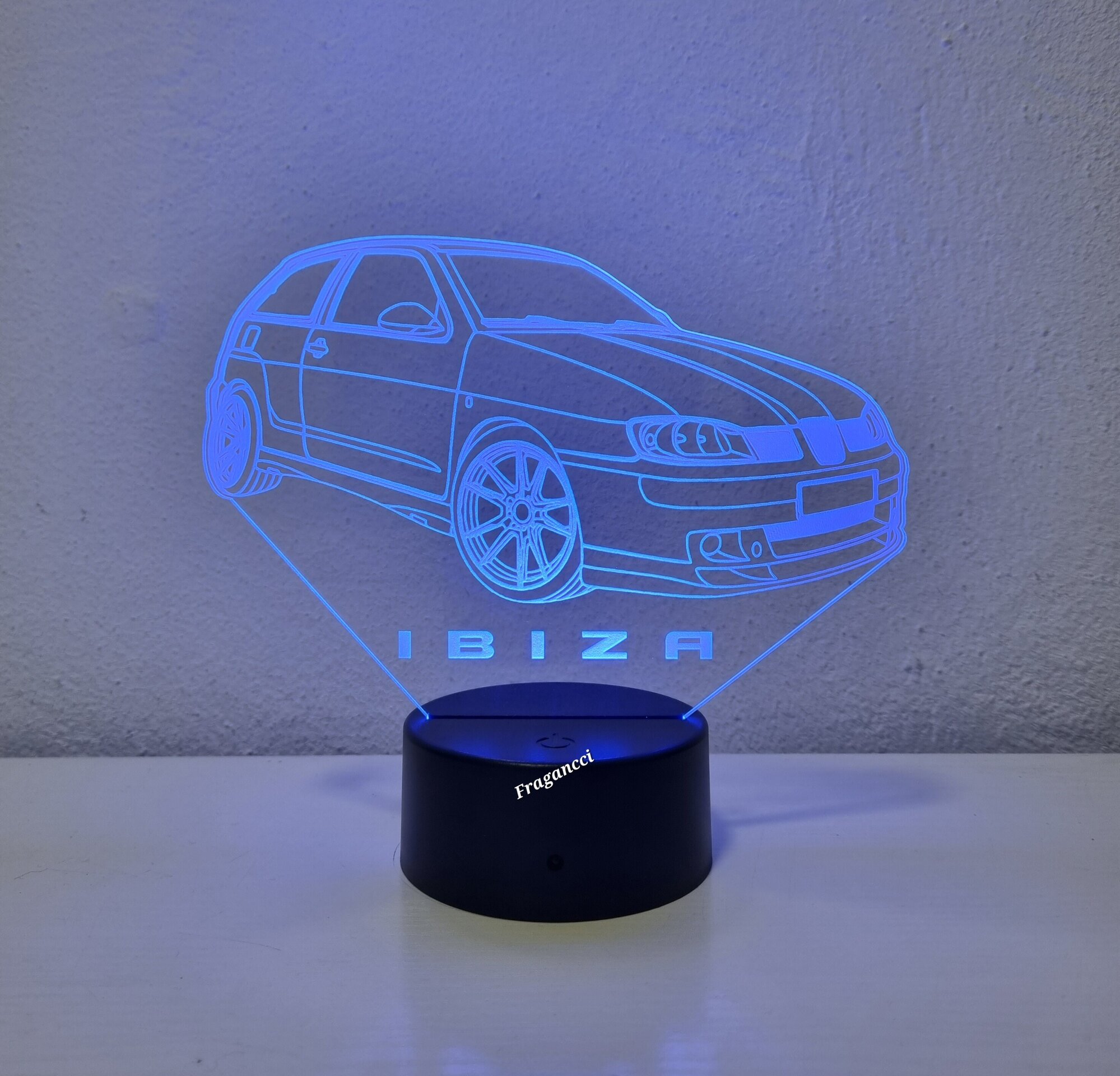 Lampara led 3d Se at Ibiza personalizable, Lámpara led sobremesa - 7