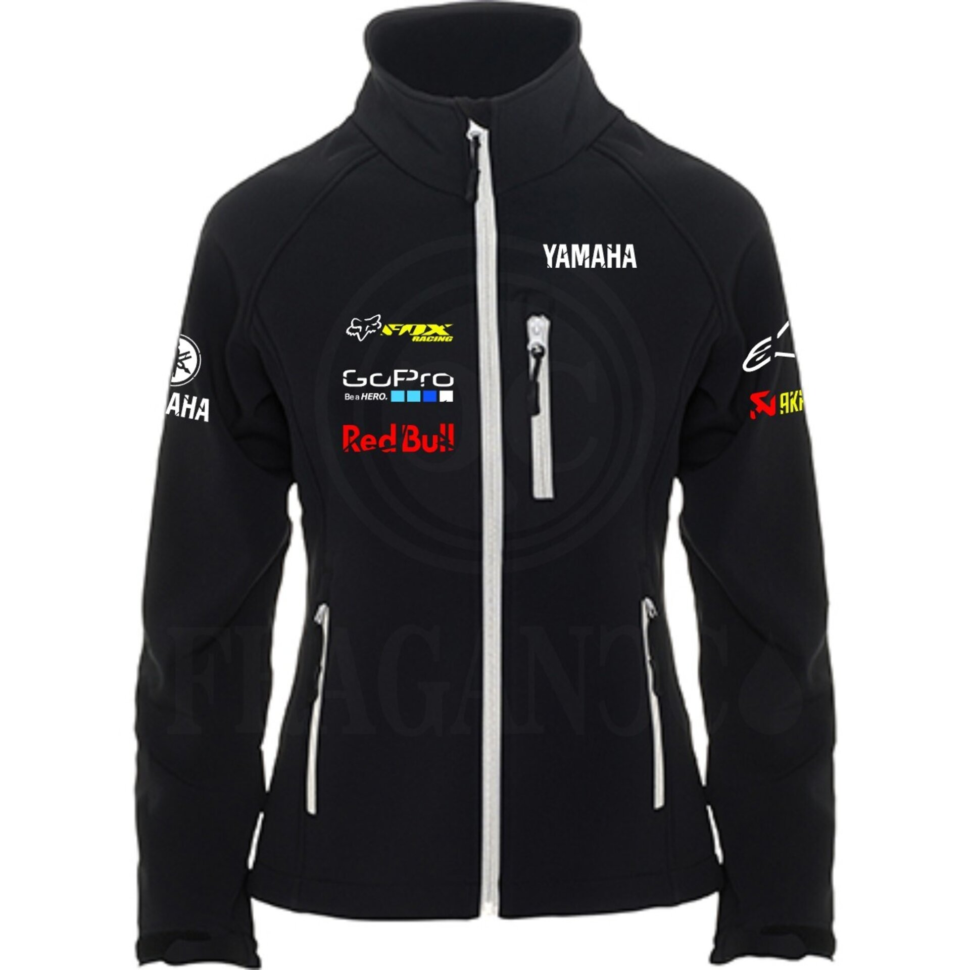 Chaqueta moto cortavientos softshell Roly Antártida personalizada. Mod. YH - 5