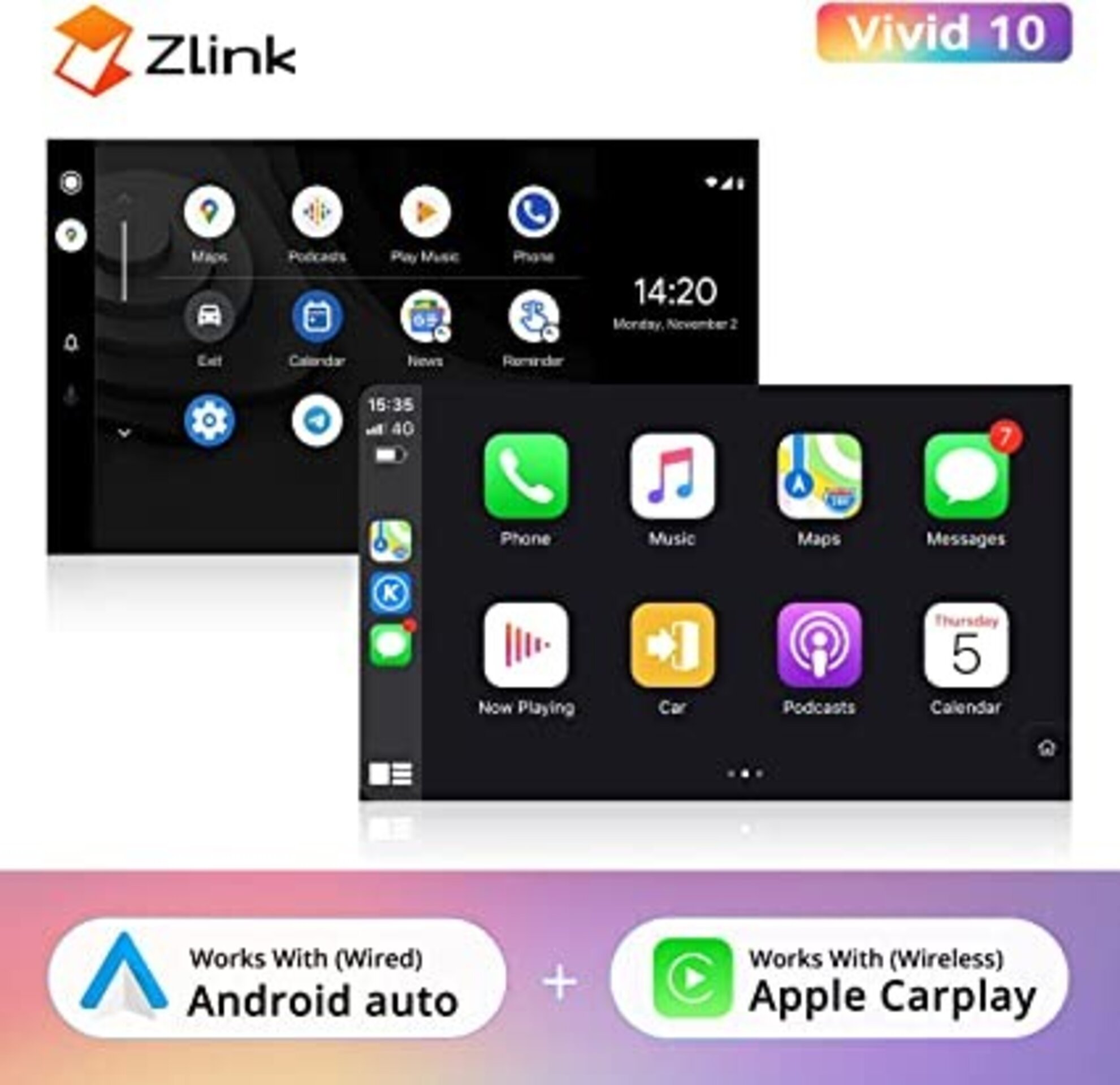 Dasaita Vivid11 Toyota CHR 2016-20 Stereo 9" Carplay Android 11 6G+64G 1280*720 - 7