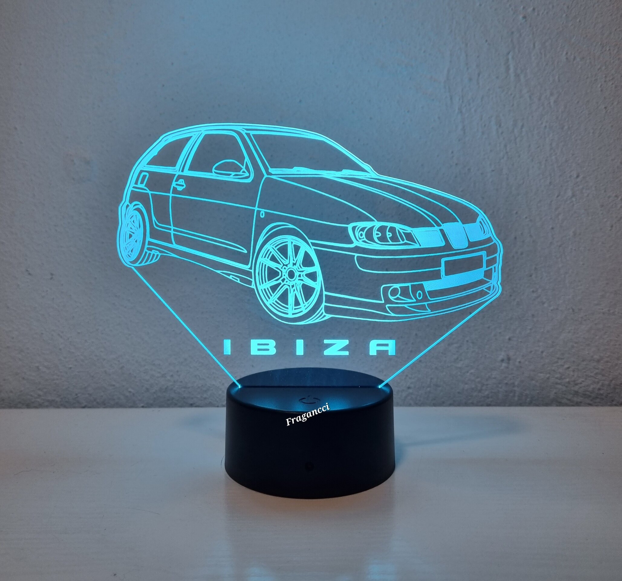 Lampara led 3d Se at Ibiza personalizable, Lámpara led sobremesa - 4