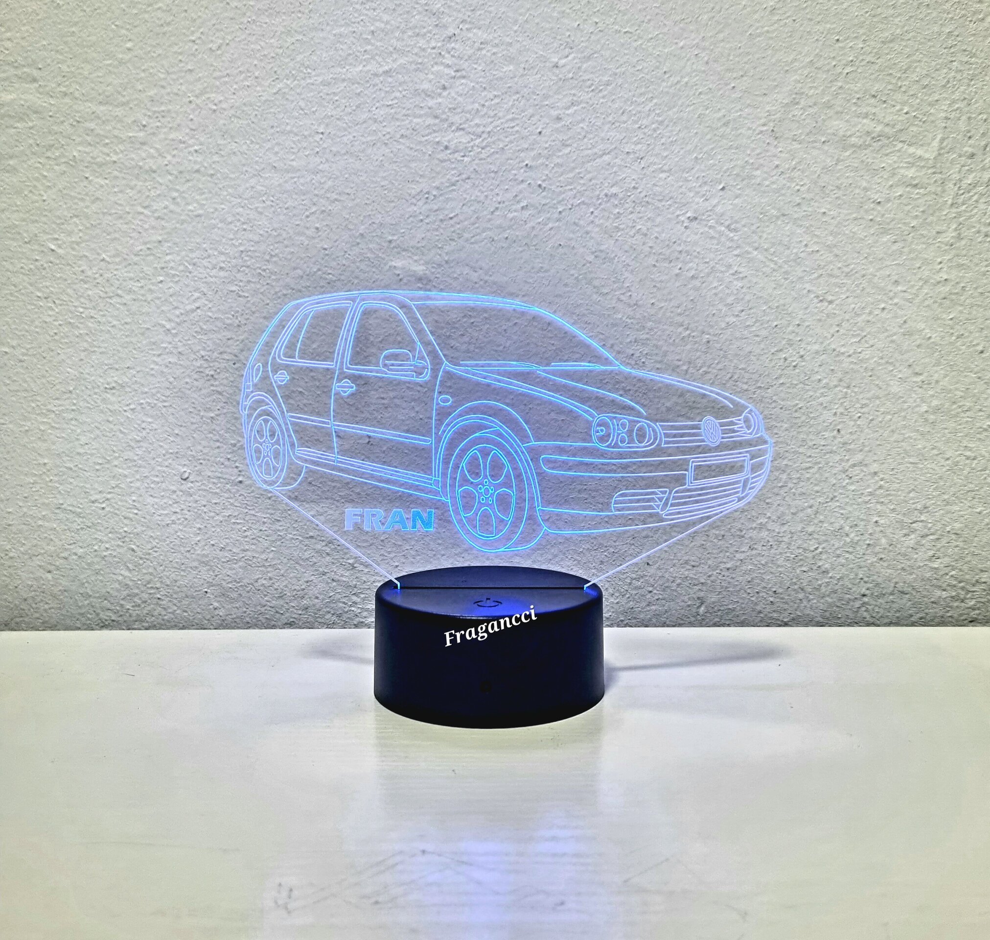 Lampara led 3d W V GOLF 4 personalizable, Lámpara led sobremesa - 7