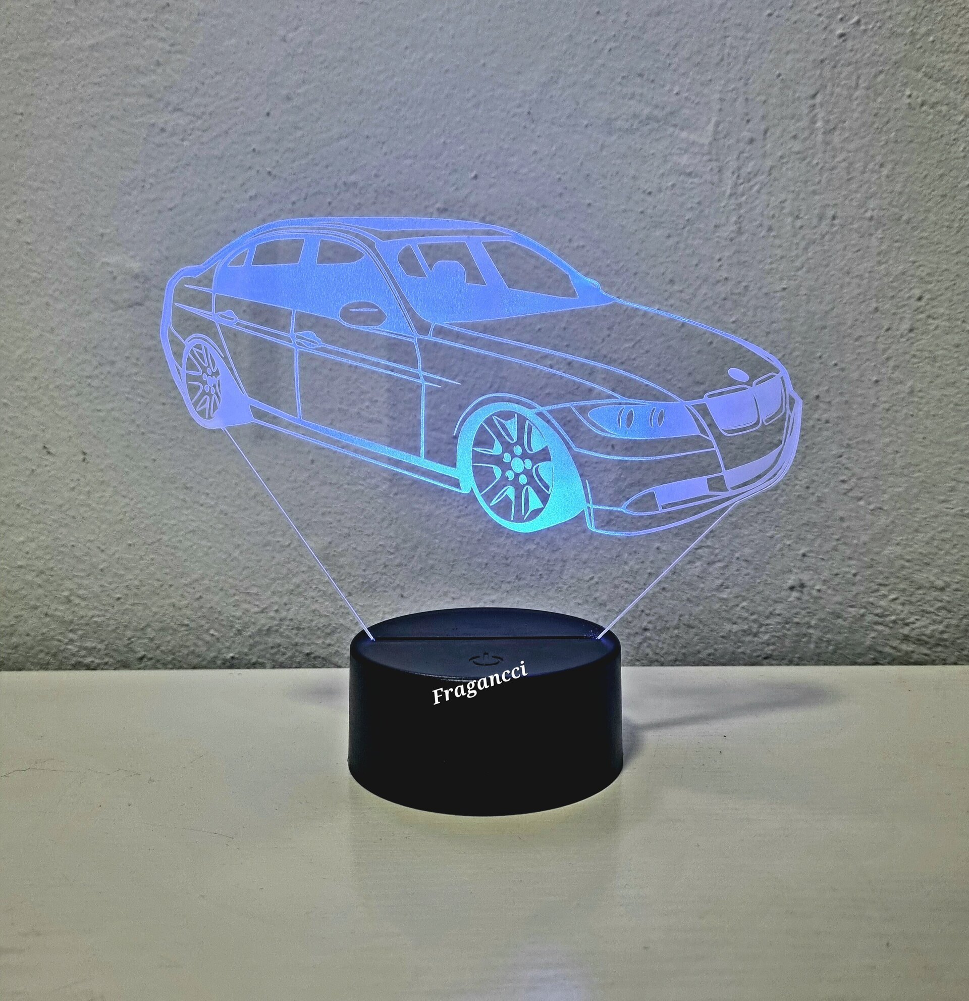 Lampara led 3d Bm w E90 Sedán personalizable, Lámpara led sobremesa - 5
