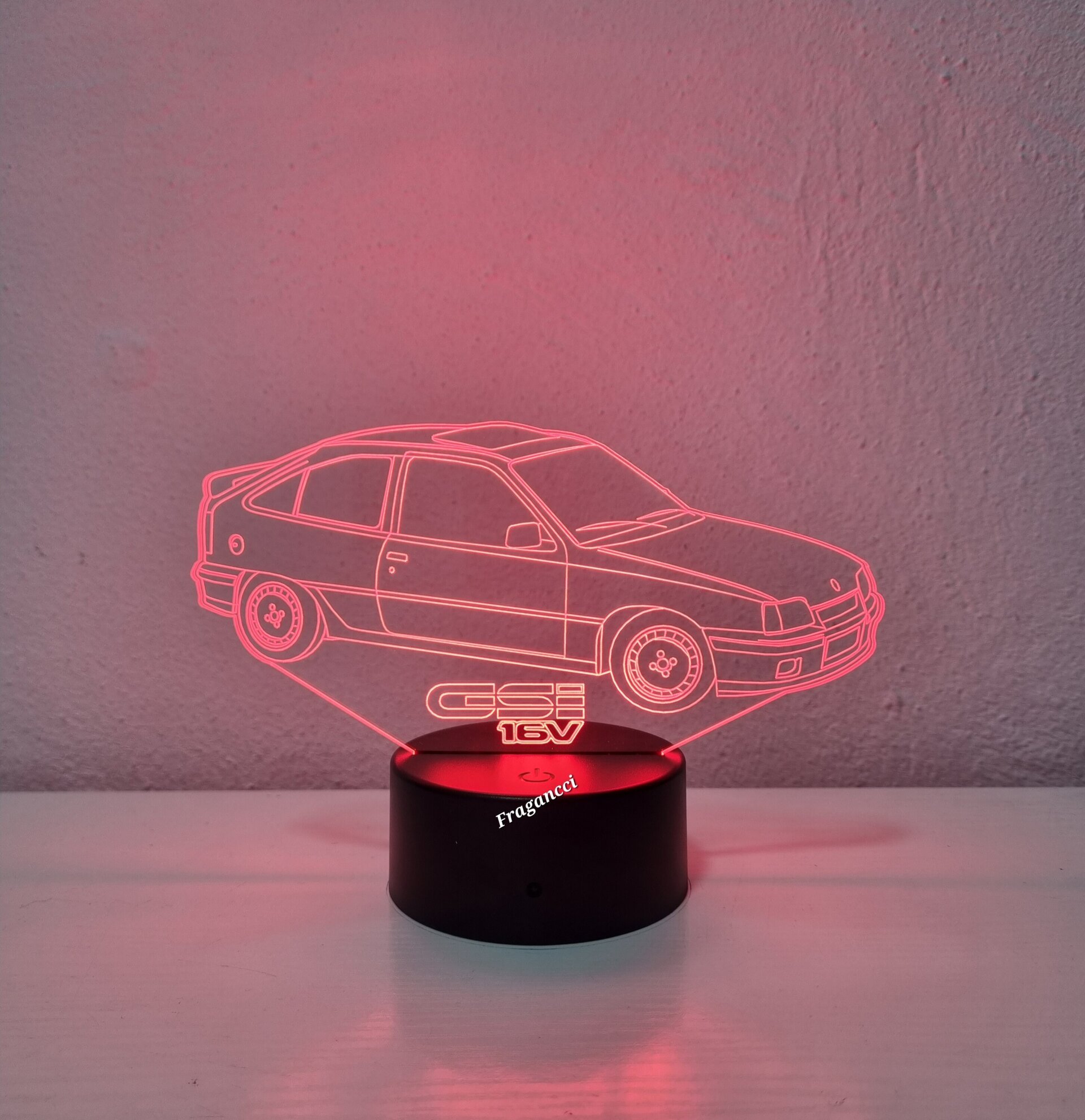Lampara led 3d Ope l Kadet t Gsi 2.0 16V personalizable, Lámpara led sobremesa - 9